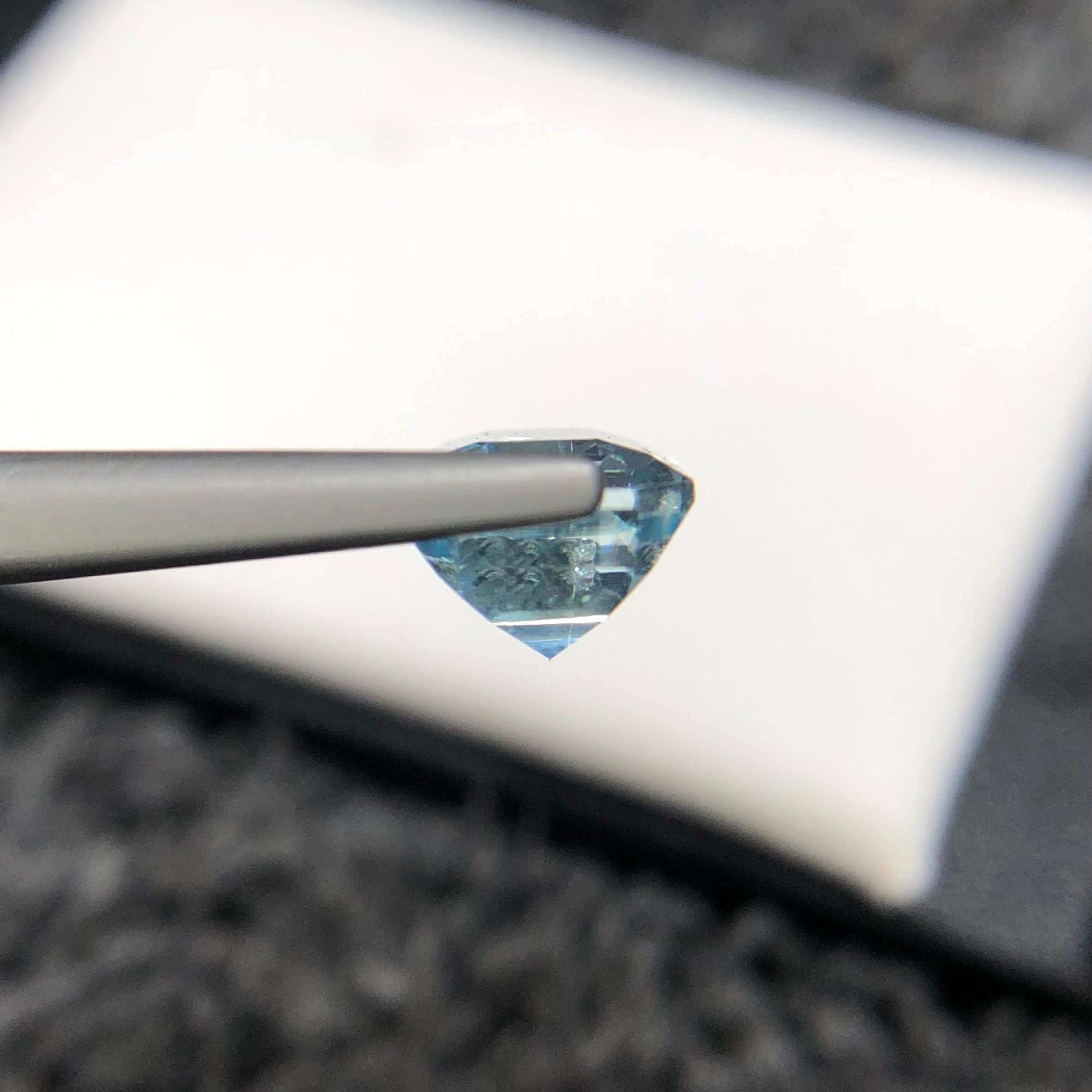 2.20 carats blue Aquamarine from pakistan — view 3