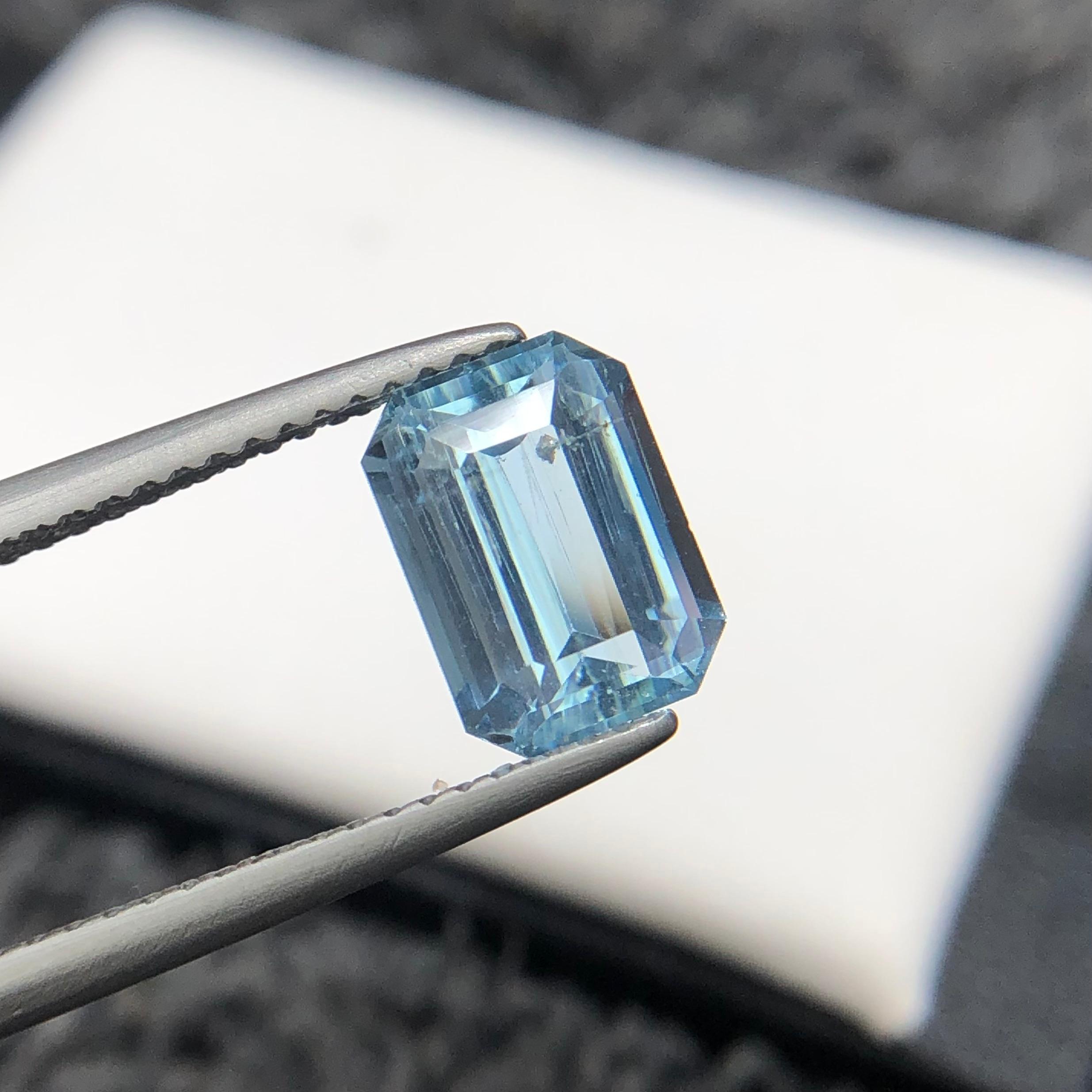 2.20 carats blue Aquamarine from pakistan — view 4