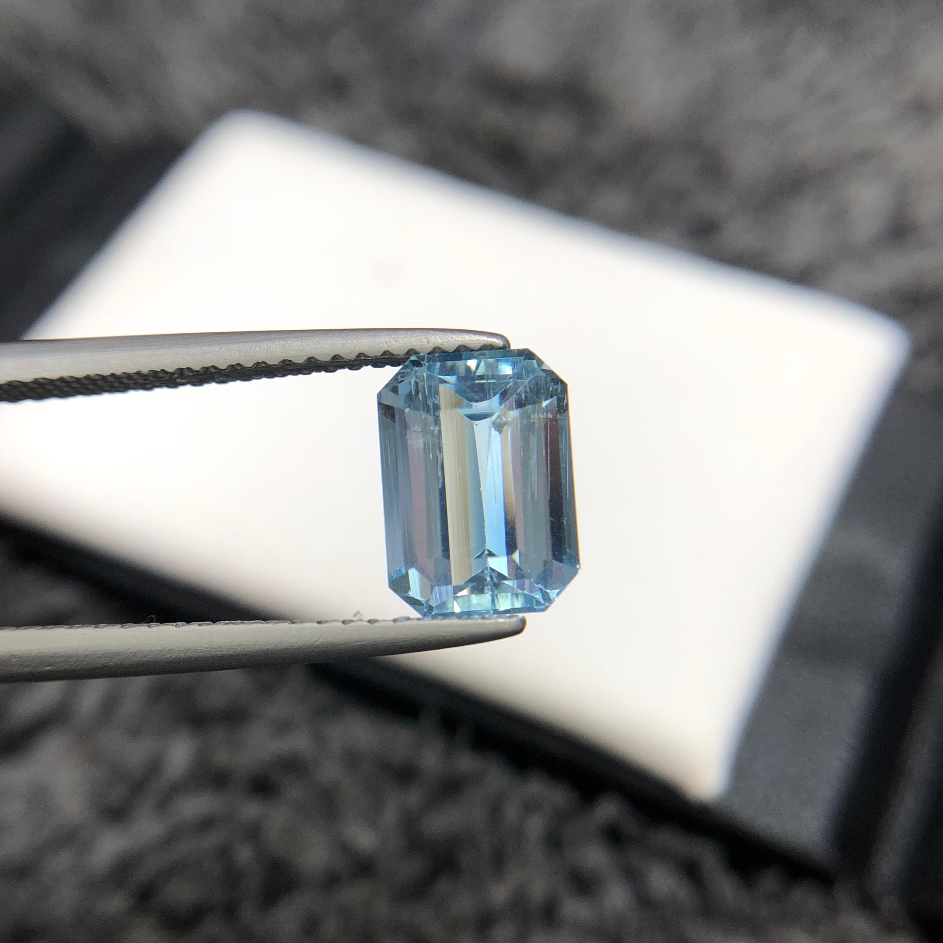 2.20 carats blue Aquamarine from pakistan — view 6