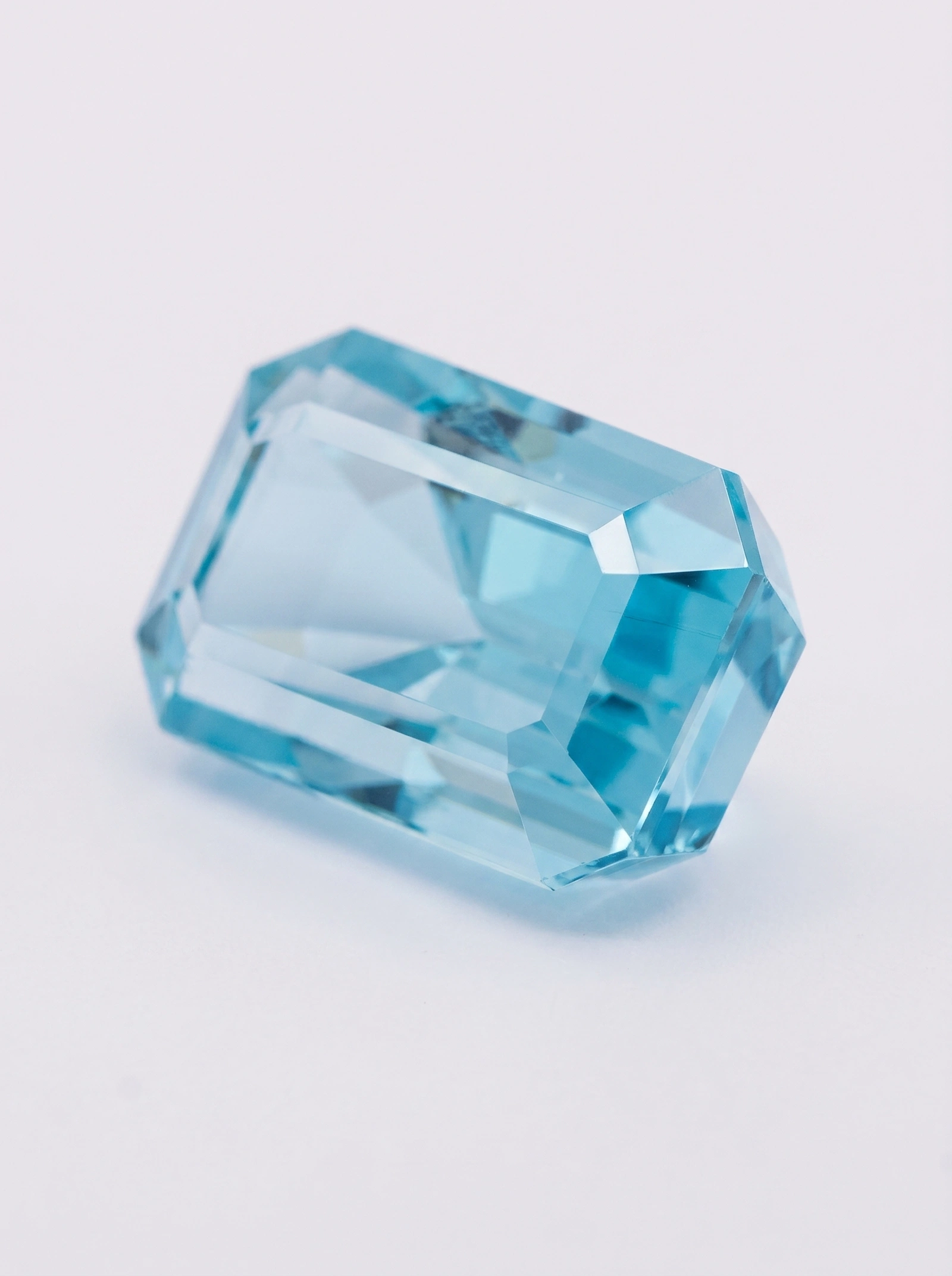 ICA Certified Natural Aquamarine 3.57 Ct Loose Gemstone — view 4