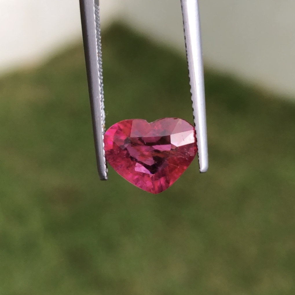 Natural Rubellite Tourmaline – IGI Certified Loose Gemstone — view 2