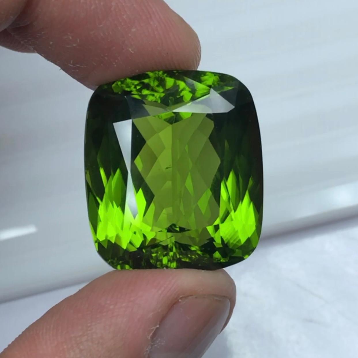 73 ct Peridot from Pakistan  — view 1
