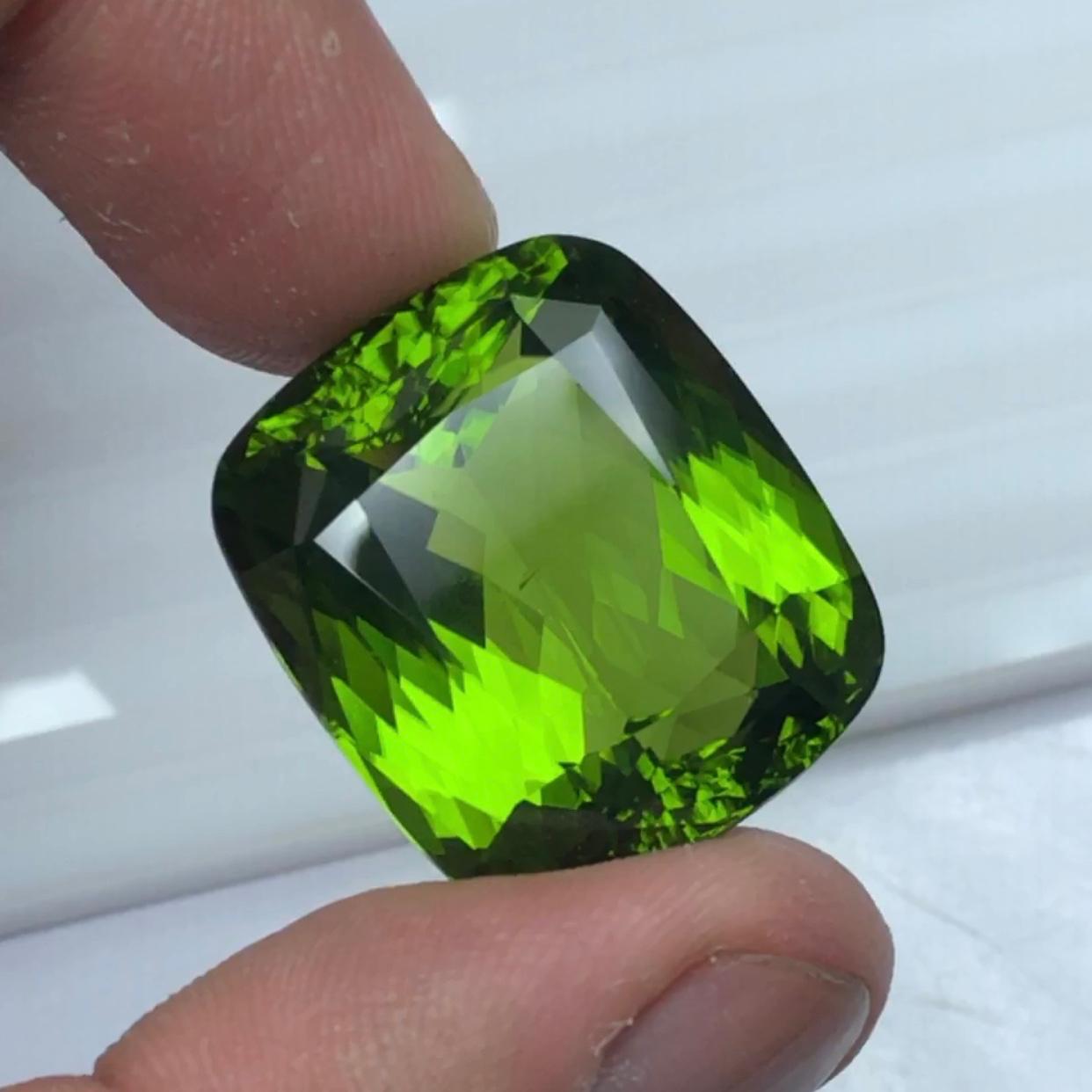 73 ct Peridot from Pakistan  — view 2