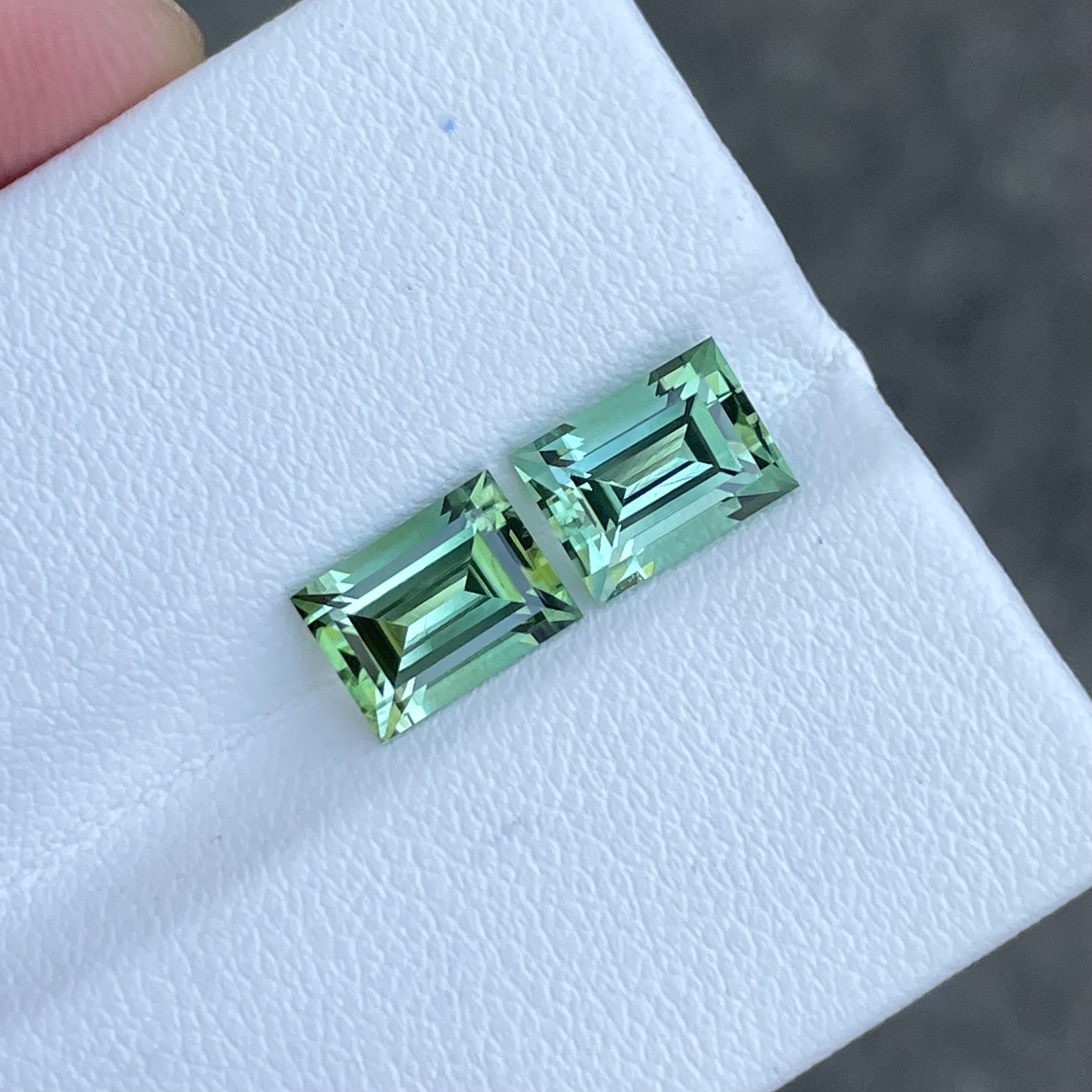 4.15 Carats Tourmaline Pair