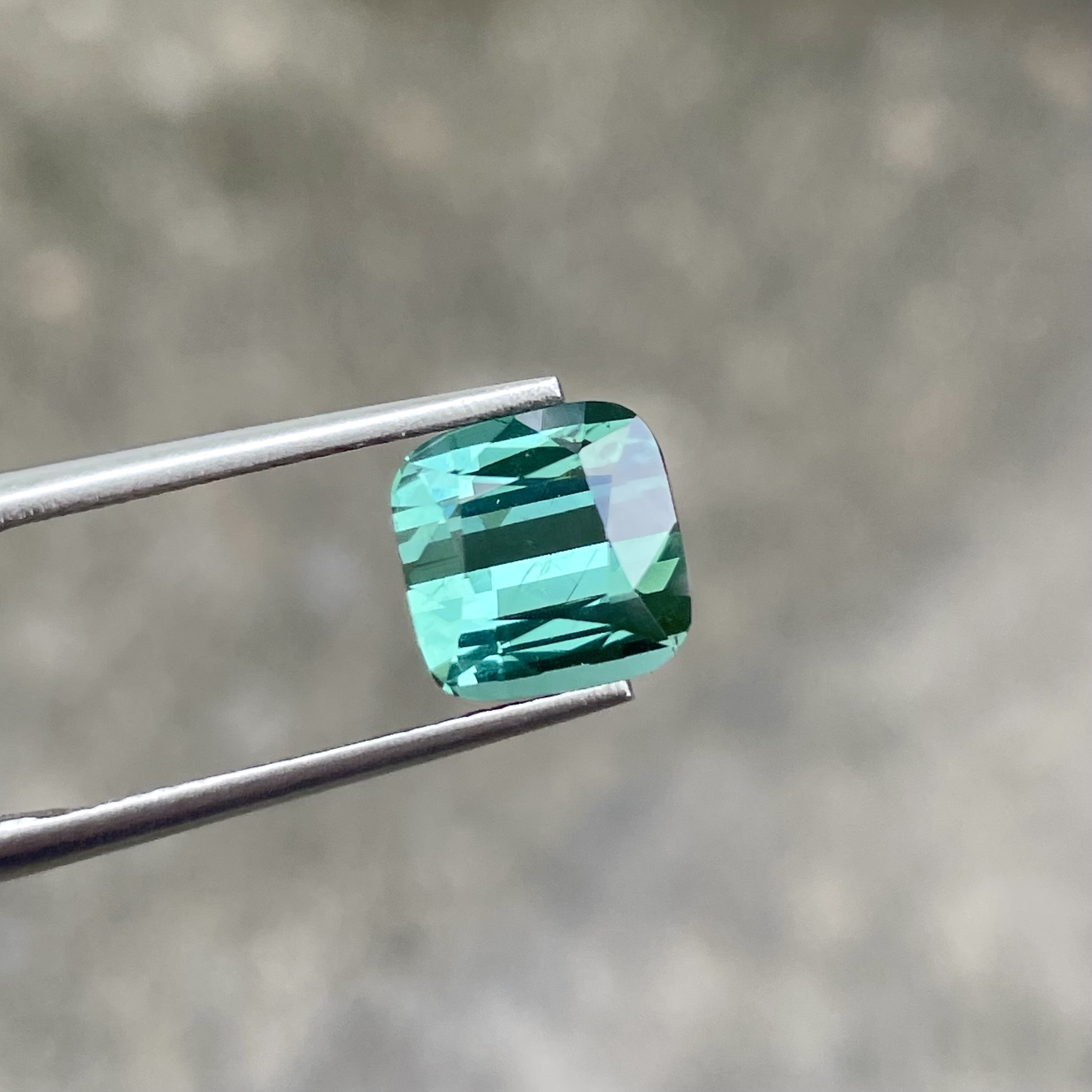 3.20 Carats Bluish Green Tourmaline