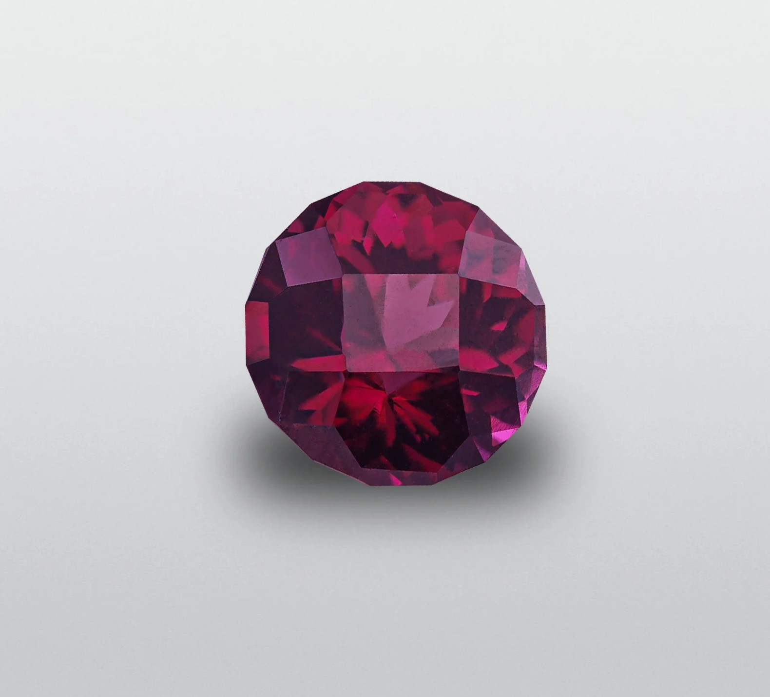 Red Natural Garnet — view 2