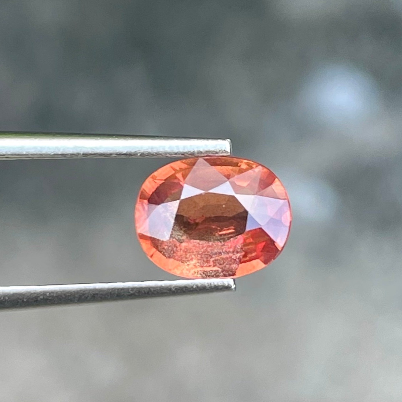 1.62 Carats Orange Sapphire