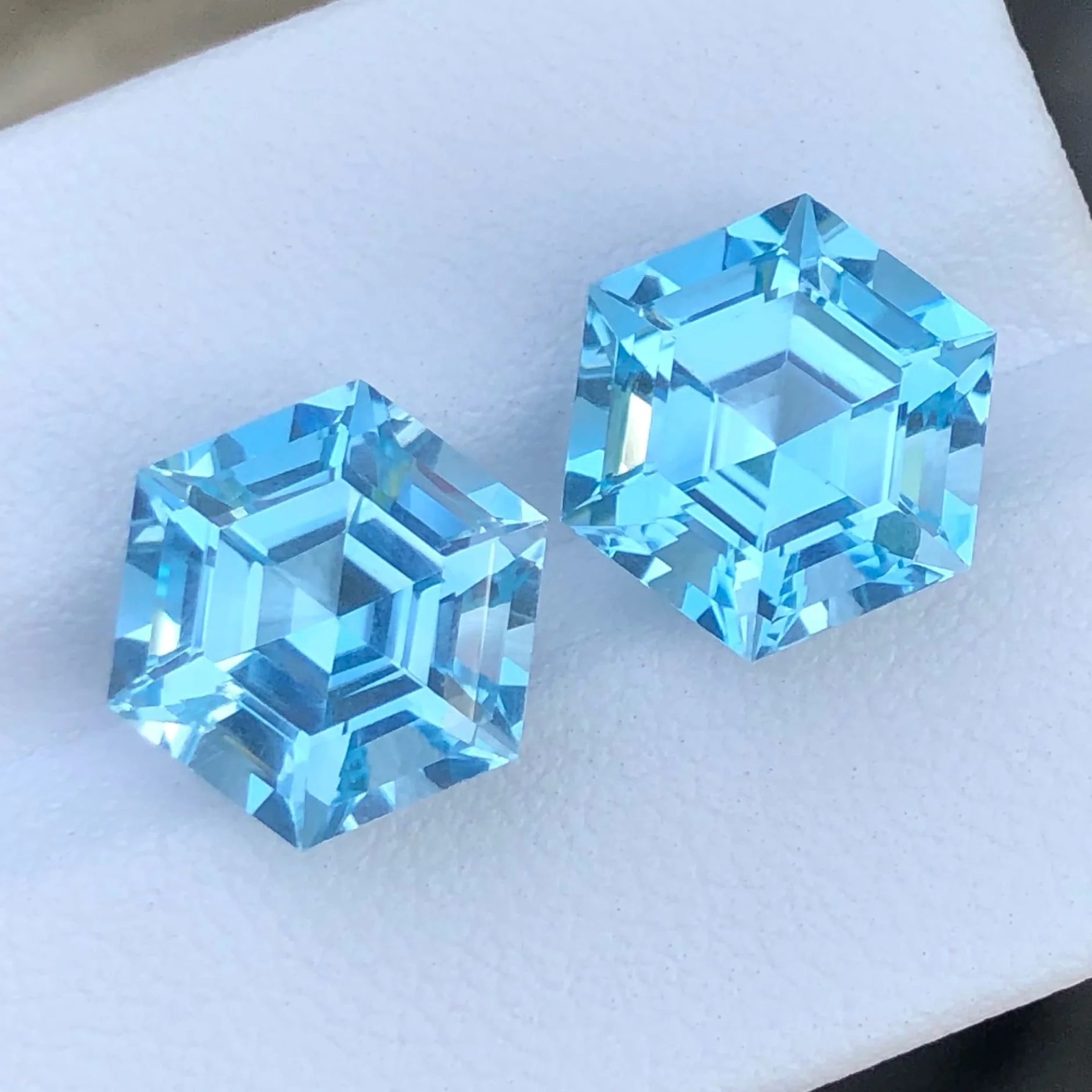 Columbia Blue  Topaz Pair — view 2