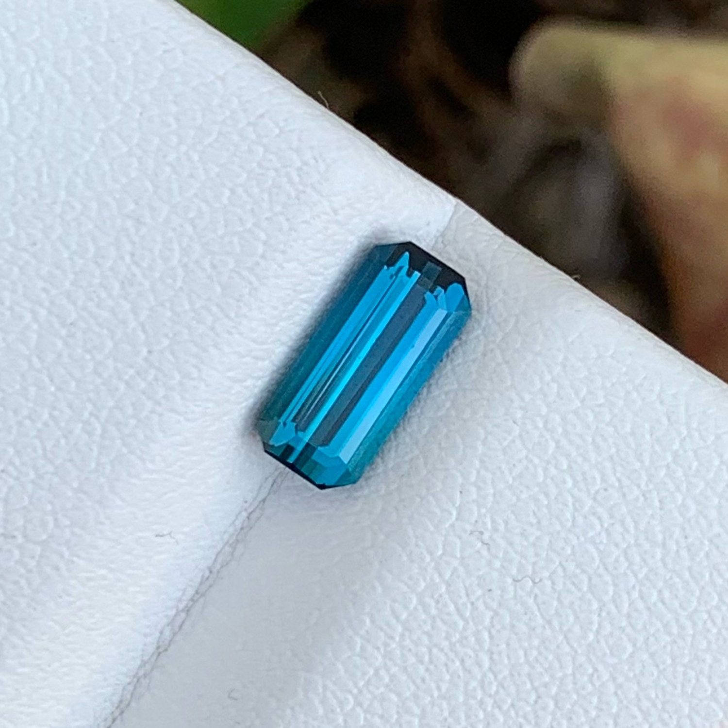 1.35 Carats Ink Blue Tourmaline — view 3