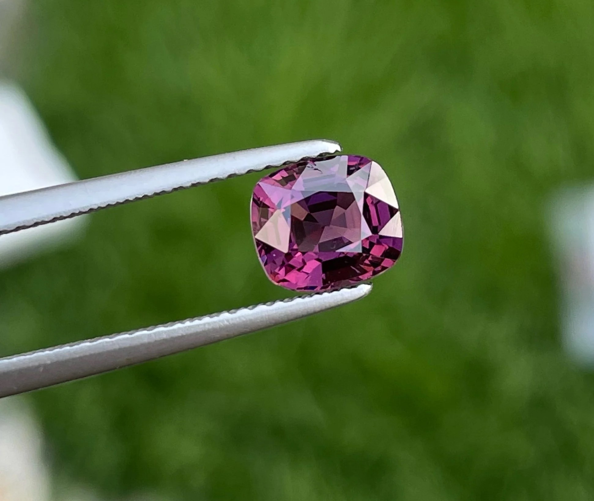 Pinkish Purple Spinel — view 1