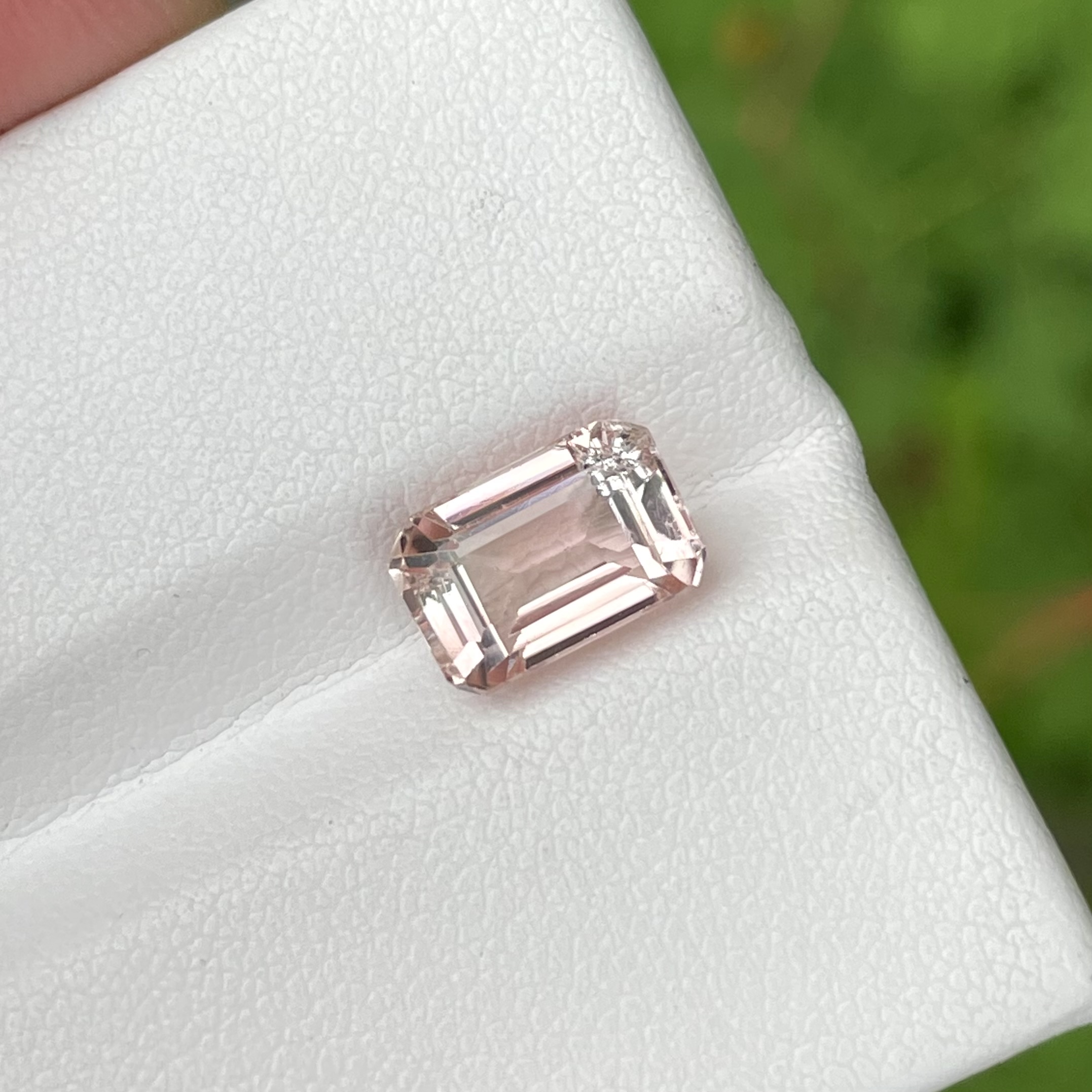 Peach Tourmaline Gemstone — view 1