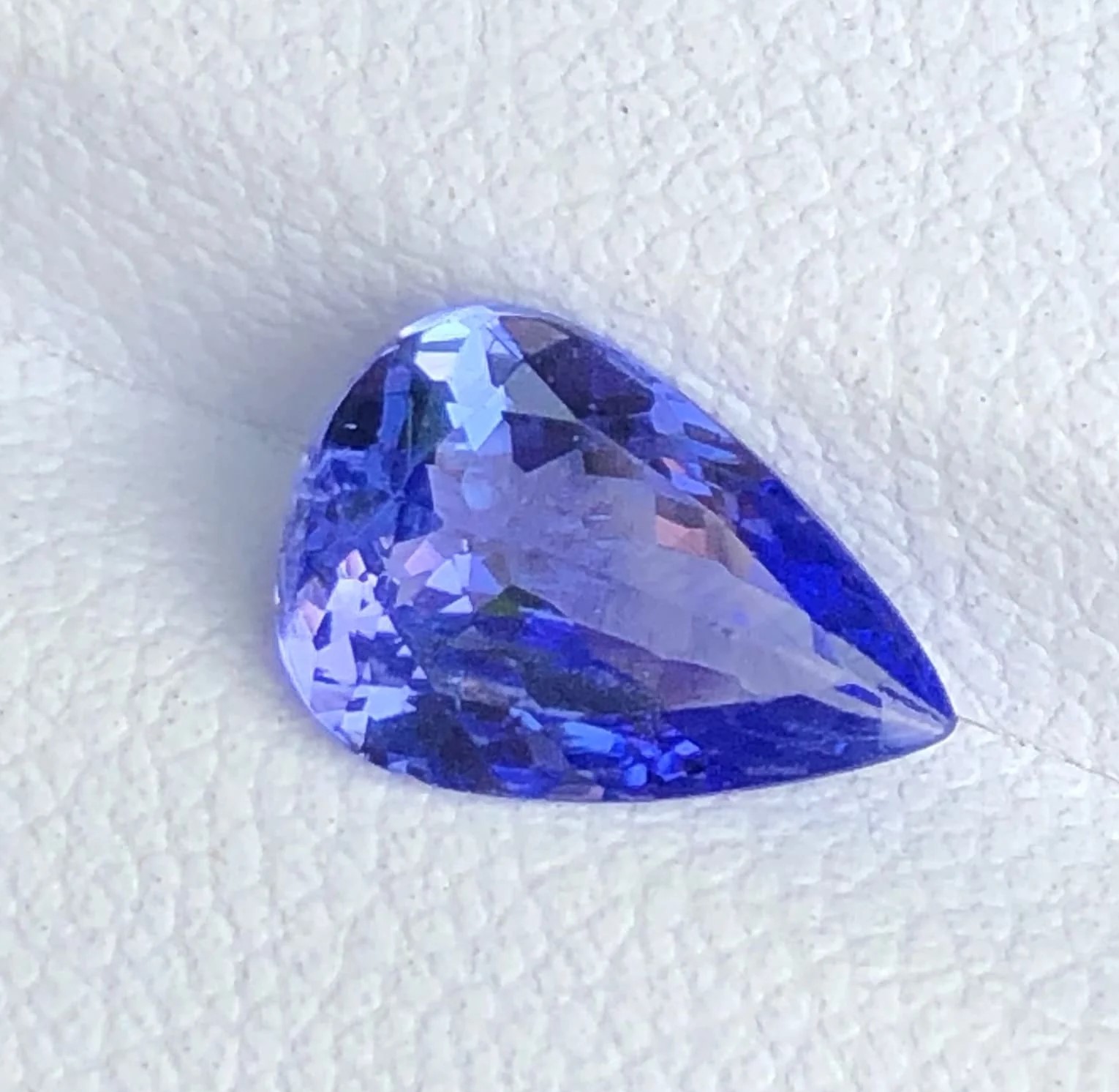 Cerulean Blue Tanzanite — view 2