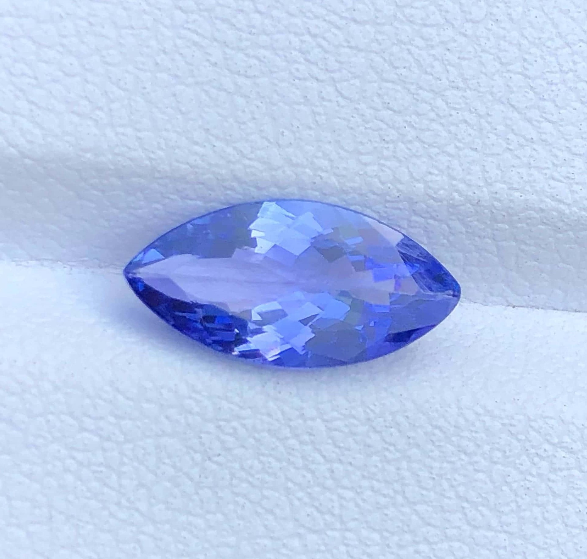 Cornflower Blue Tanzanite — view 2