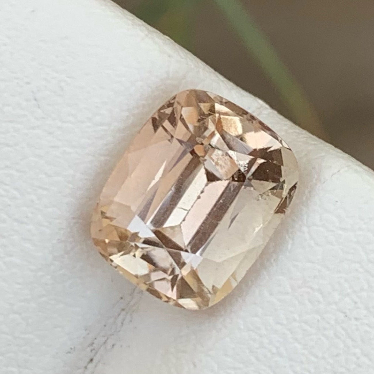 4.15 Carats Cushion Shape Imperial Topaz Loose Gemstone — view 2