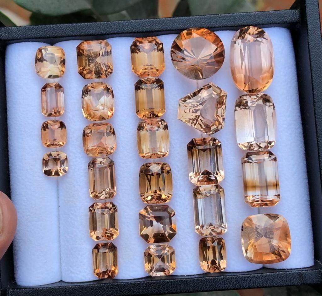 322.07 Carats Golden Topaz lot From Pakistan Loose Gemstone — view 2