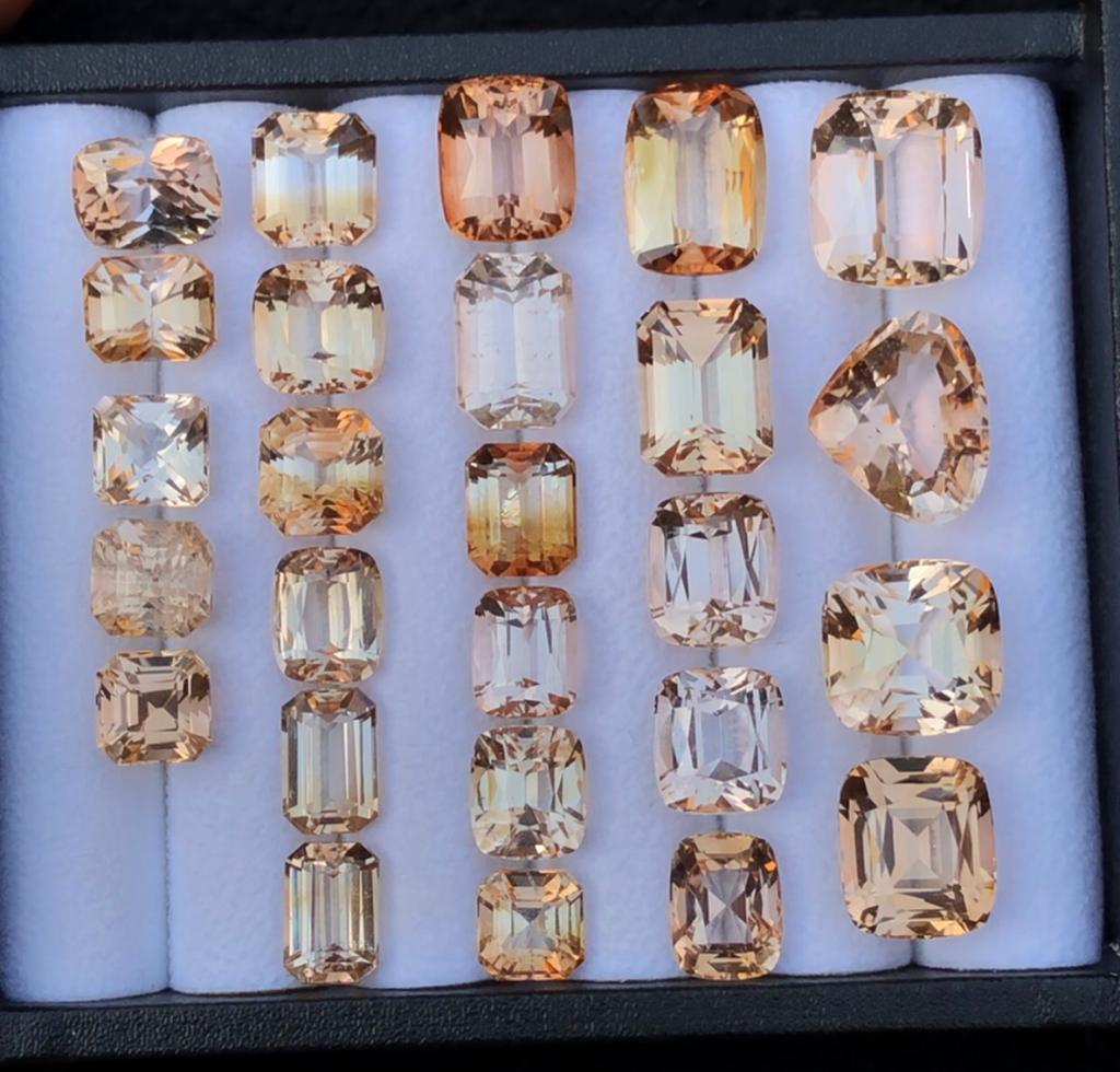 326.52 carats Golden Topaz Lot From Pakistan Loose Gemstone — view 3