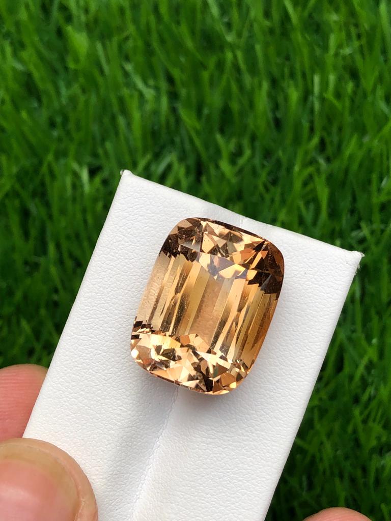 42.61 Carats Golden Topaz From Pakistan Loose Gemstone