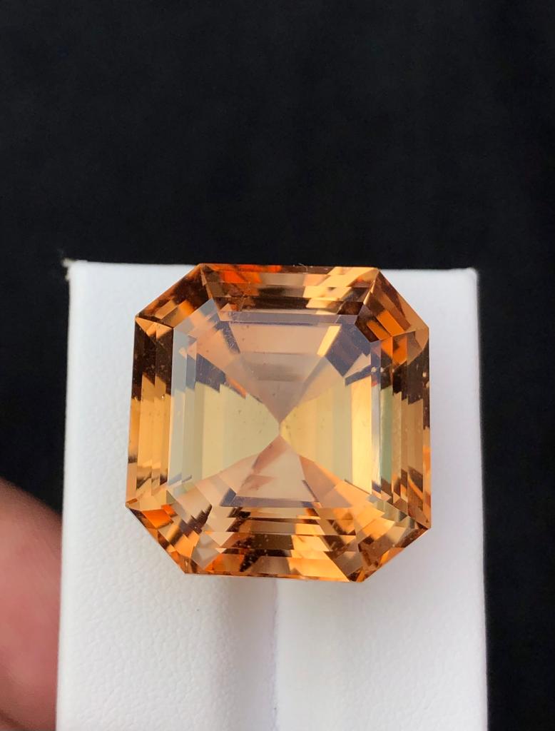 71.46 Carats Golden Topaz From Pakistan Loose Gemstone