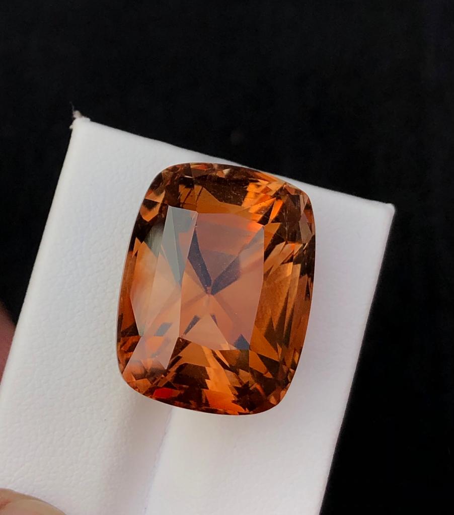 54.63 Carats Golden Topaz From Pakistan Loose Gemstone — view 1