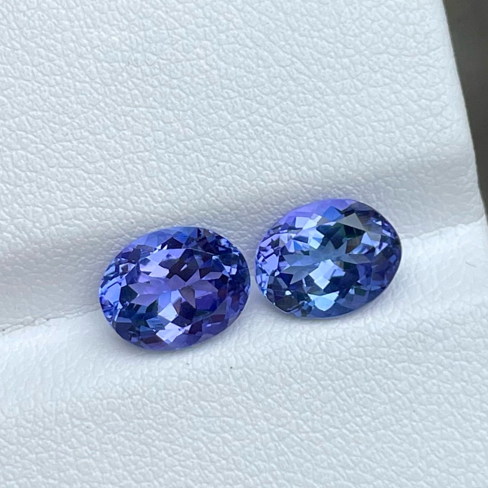 Blue Tanzanite Pair — view 3