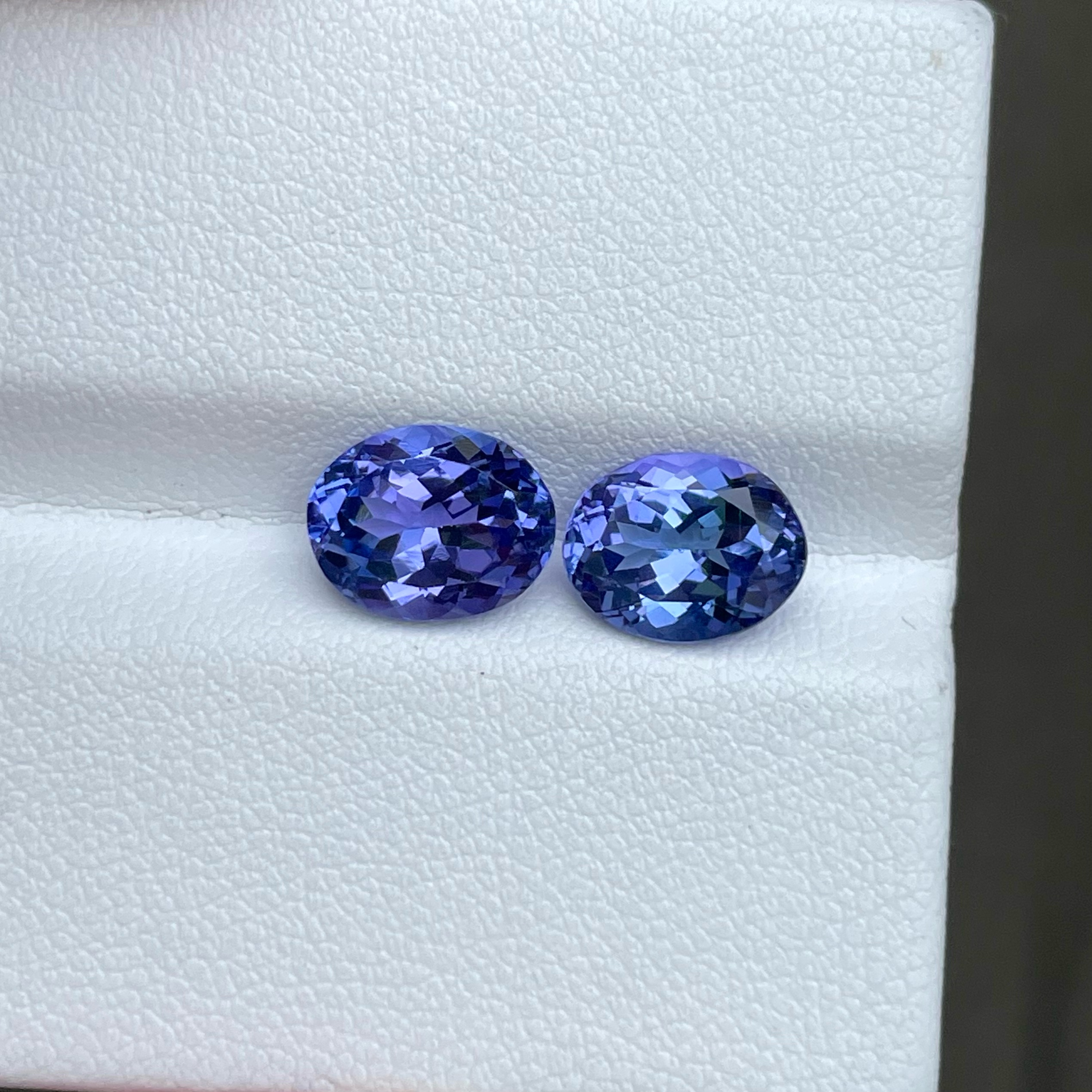 Blue Tanzanite Pair — view 4