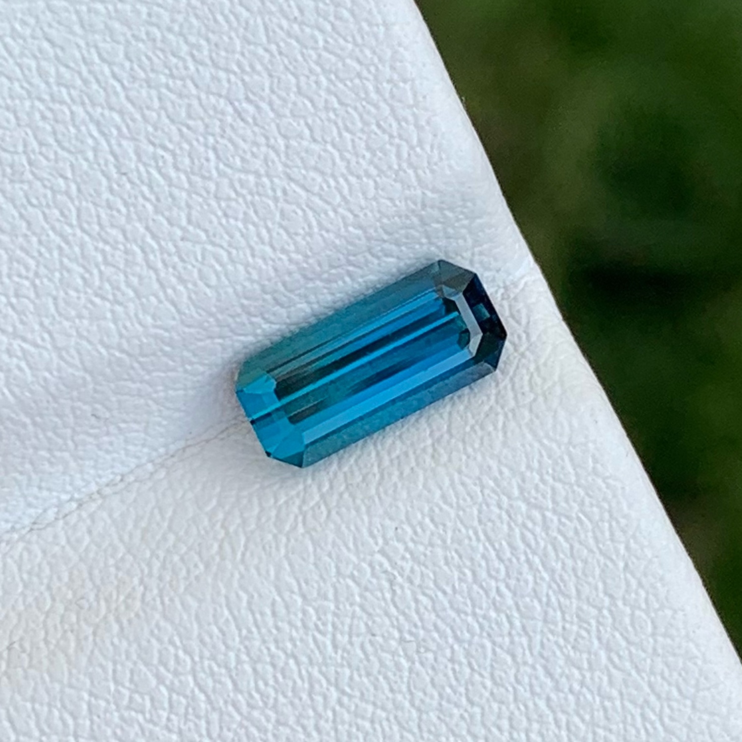 1.35 Carats Ink Blue Tourmaline From Afghanistan Loose Gemstone — view 4