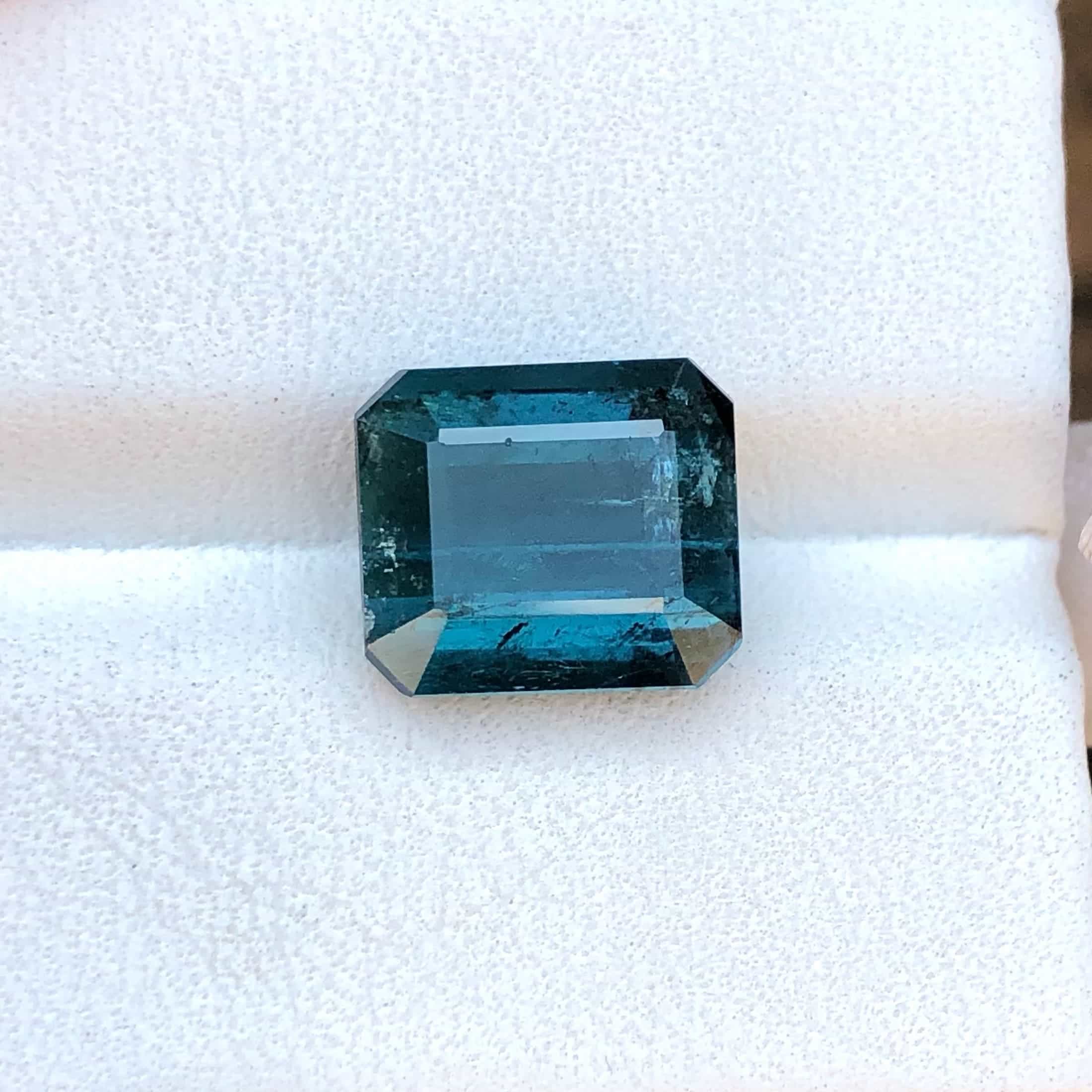 5.20 Carats Indicolite Tourmaline From Afghanistan Loose Gemstone