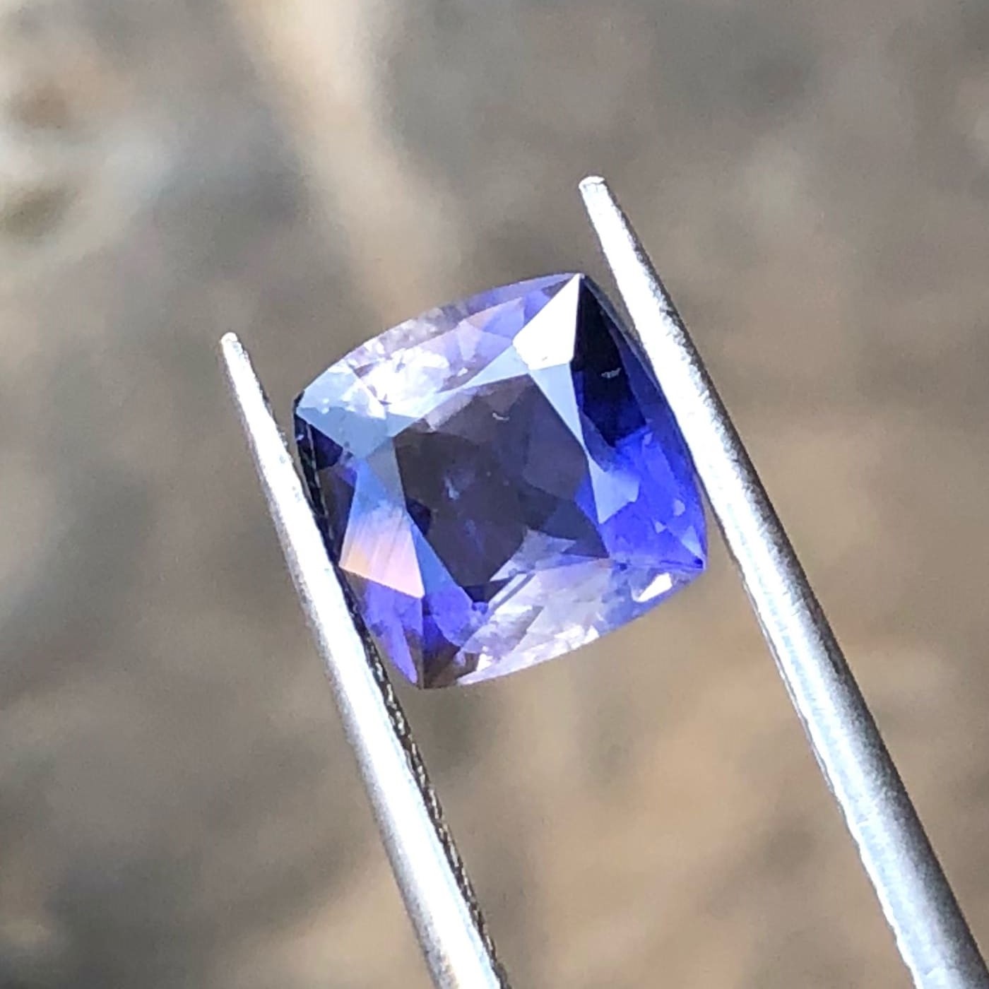 1.65 Carats Natural Loose Cornflower Blue Iolite Gemstone