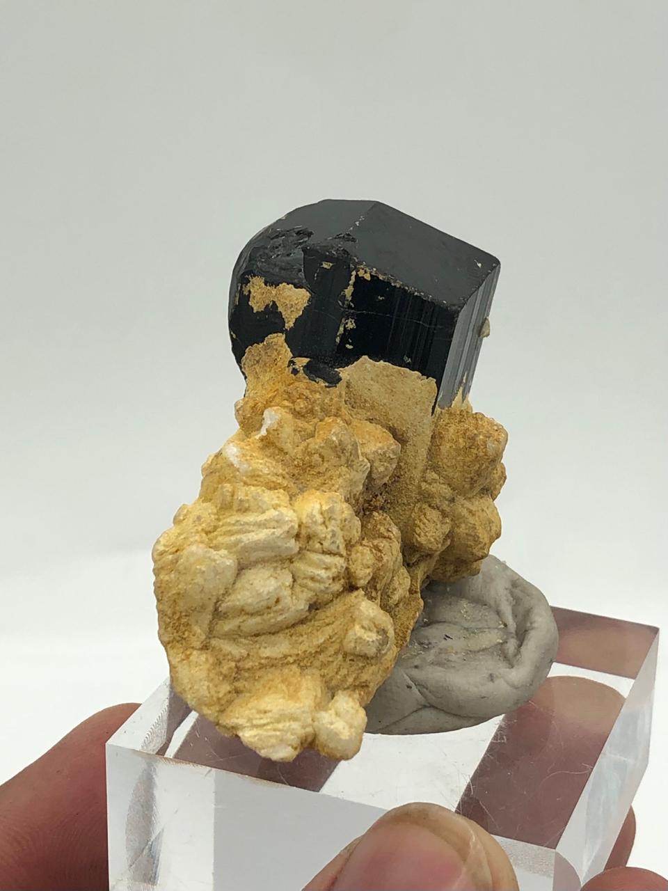 92.87 Gram Black Tourmaline Specimen from Afghanistan — view 1
