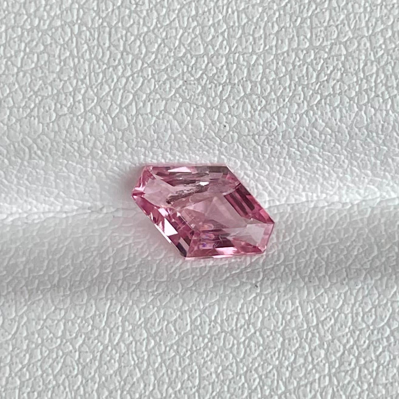 0.92 carats Pink Spinel Stone Hexagon Cut Natural Gemstone from Tajikistan