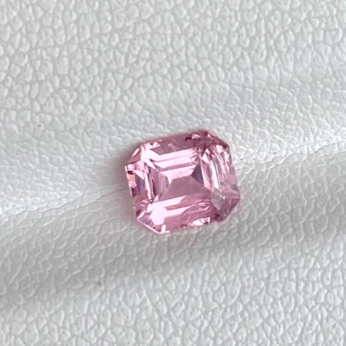 0.84 carats Pink Spinel Stone Emerald Cut Natural Gemstone from Tajikistan