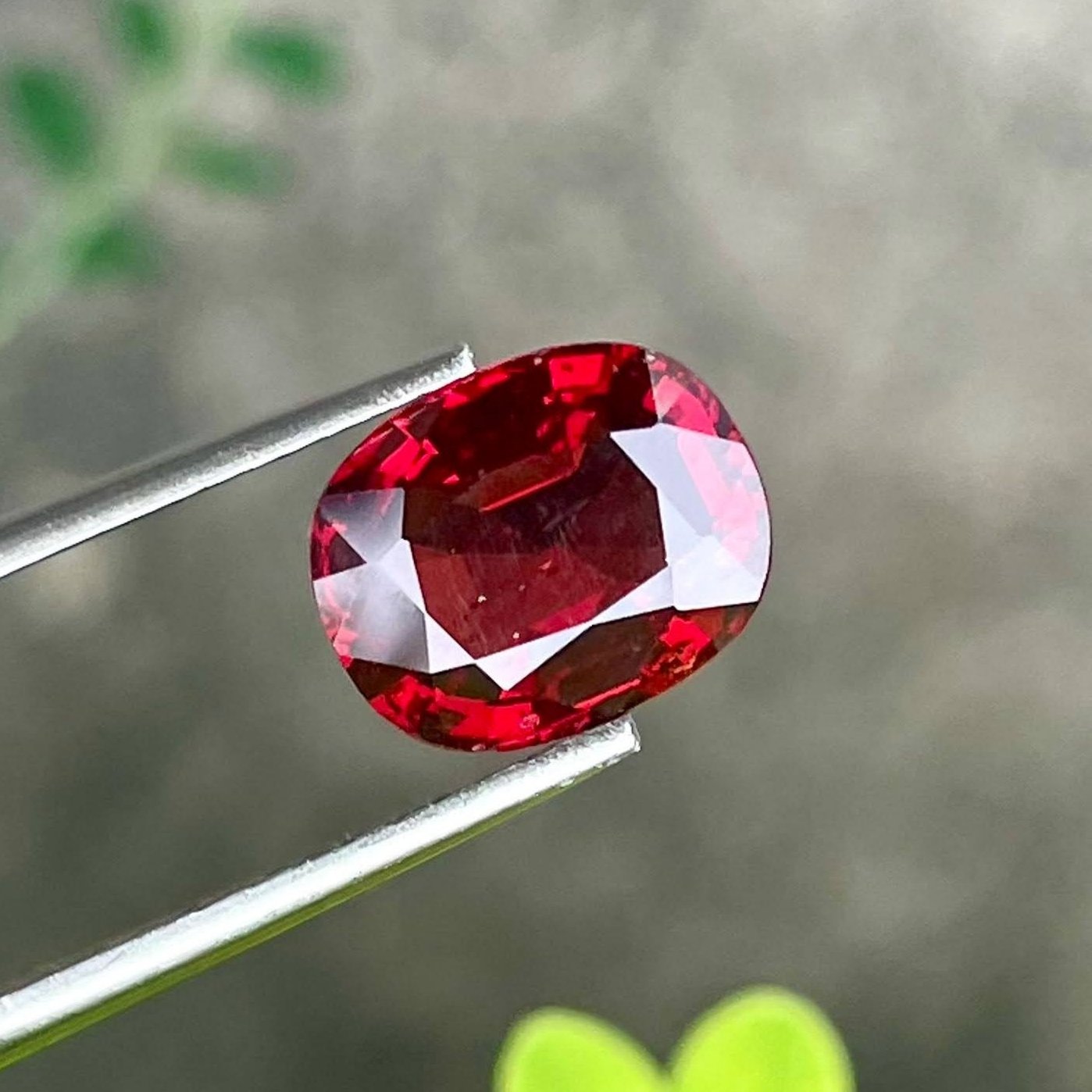 3.03 carats Red Burmese Spinel Stone Cushion Cut Natural Gemstone — view 5
