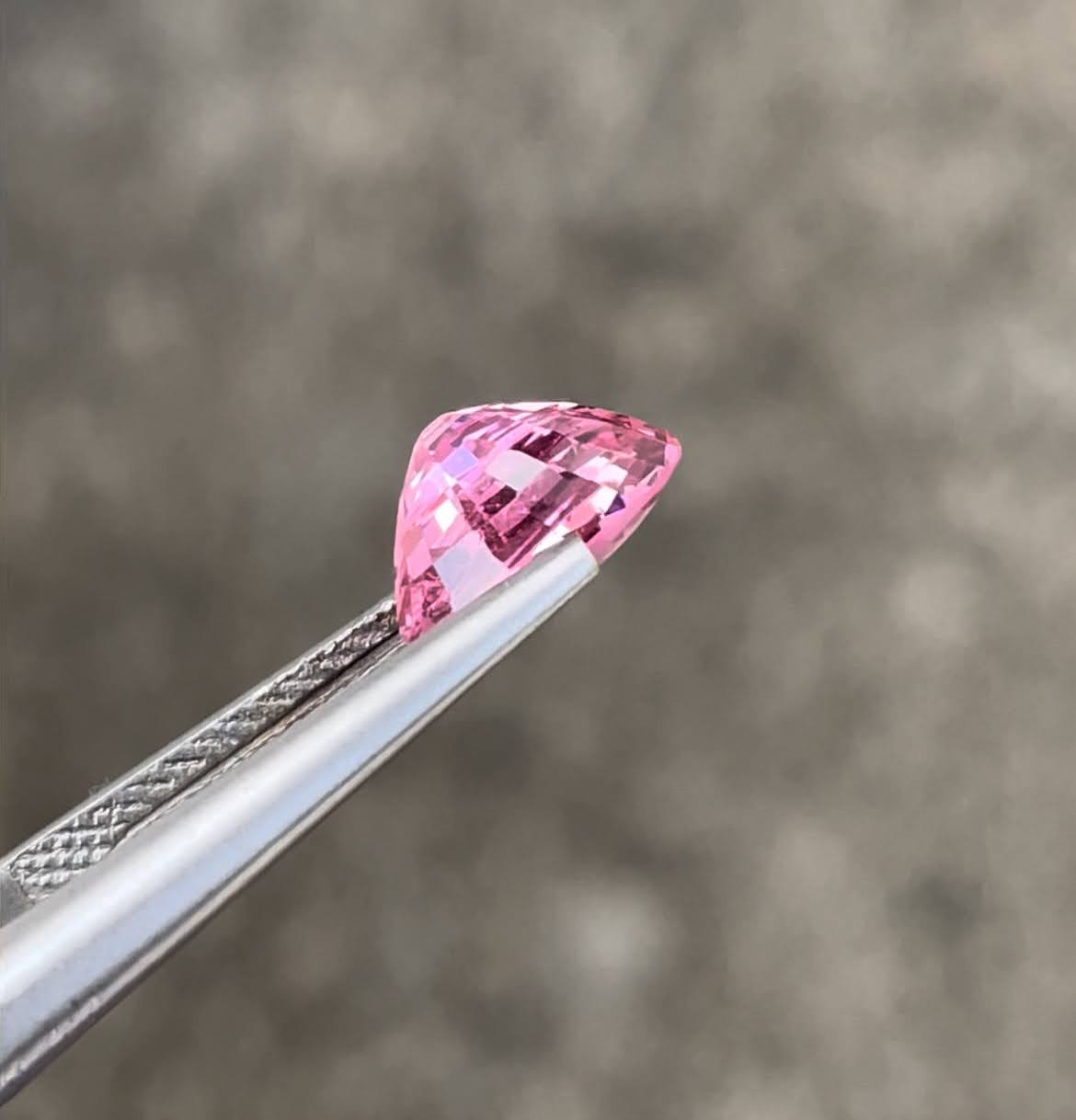 2.35 carats Pinkish Spinel Stone Cushion Cut Natural Gemstone from Burma — view 2