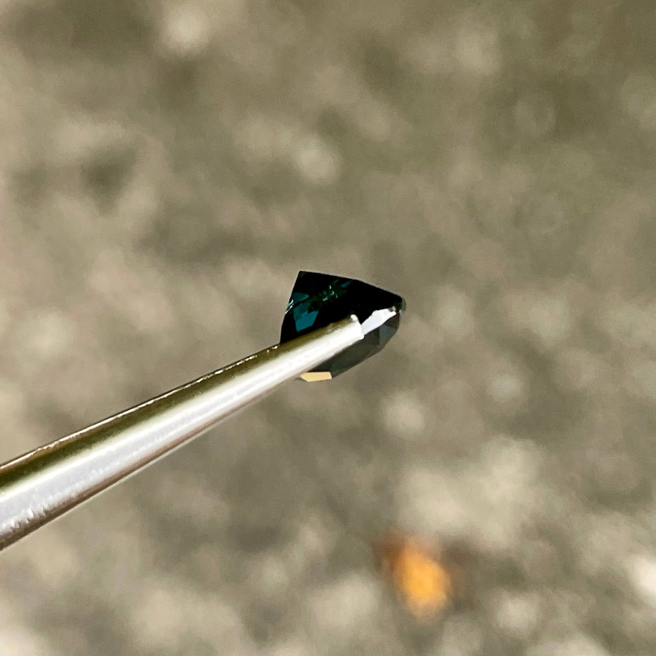 2.30 carats Deep Blue Spinel Stone Cushion Cut Natural Burmese Gemstone — view 2