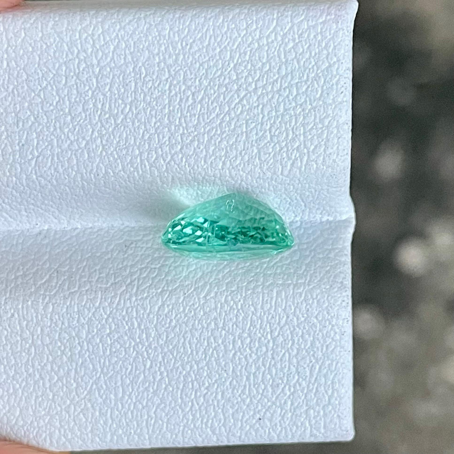 2.76 carats ICA Certified Paraiba Tourmaline Oval Cut from Mozambique — view 3
