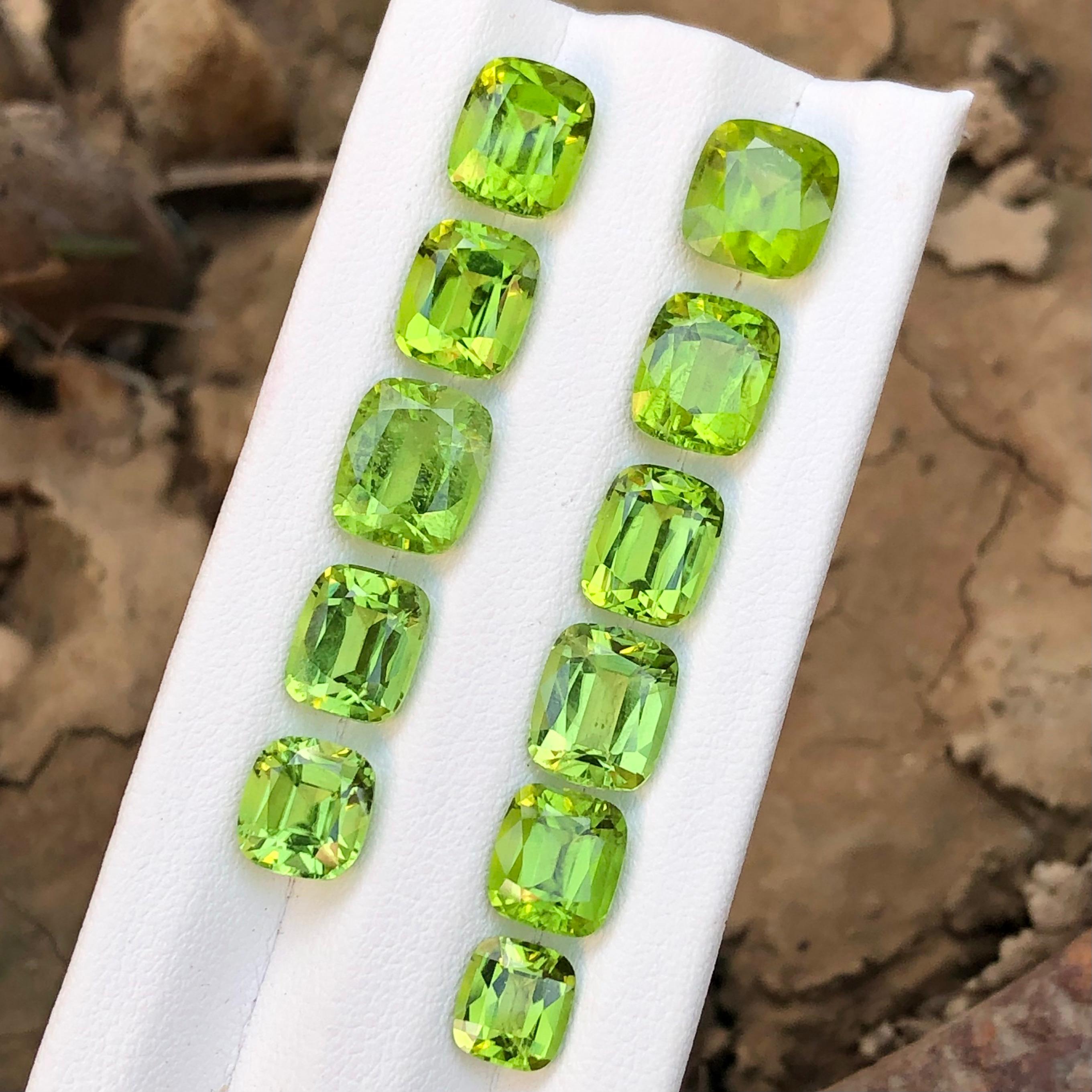 28.09 carats Peridot Lot from Afghanistan Loose Gemstone — view 2