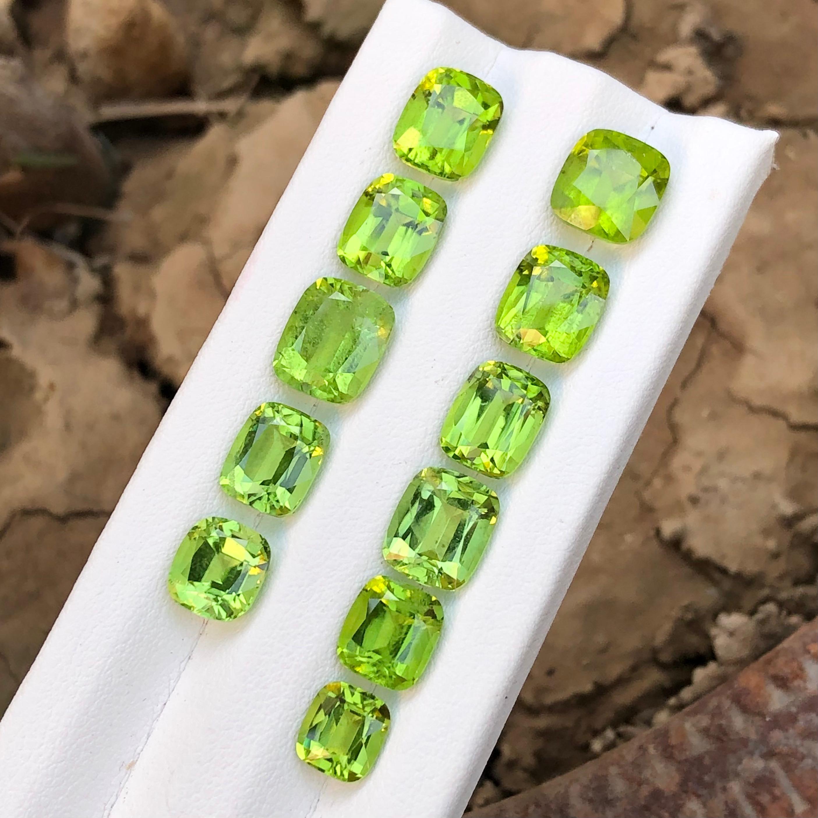 28.09 carats Peridot Lot from Afghanistan Loose Gemstone — view 3