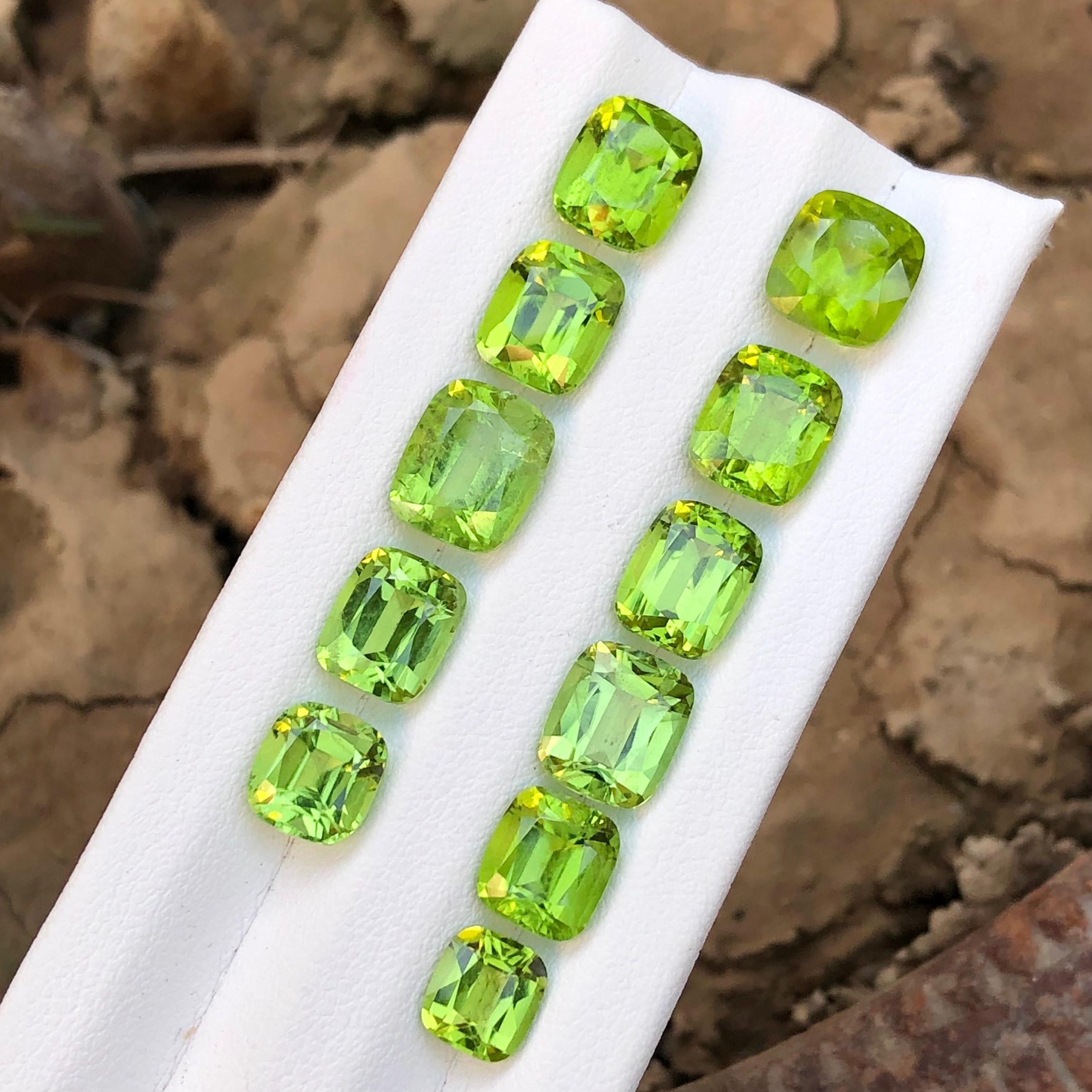28.09 carats Peridot Lot from Afghanistan Loose Gemstone — view 4