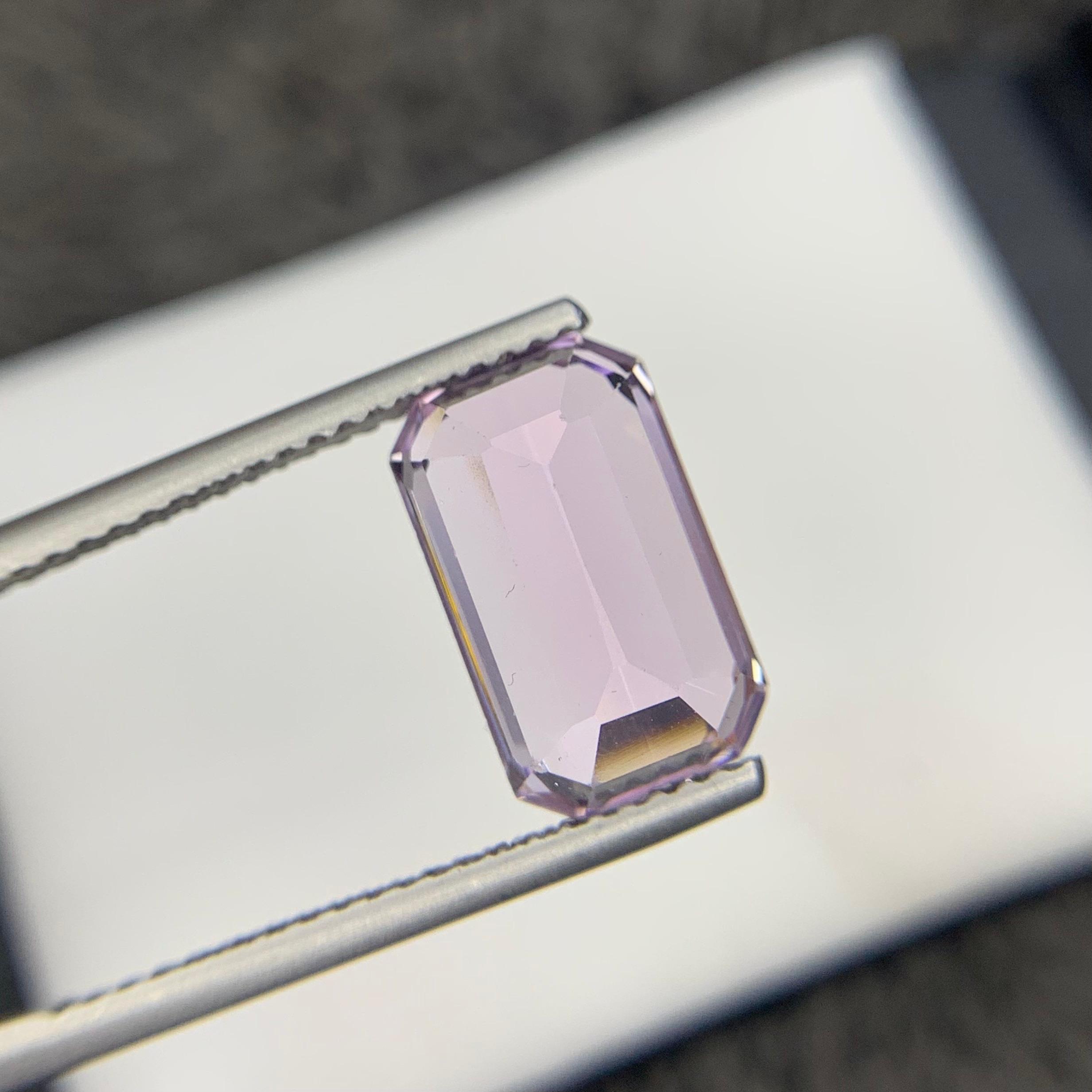 4.95 Carats Purple Kunzite Loose Gemstone from Afghanistan