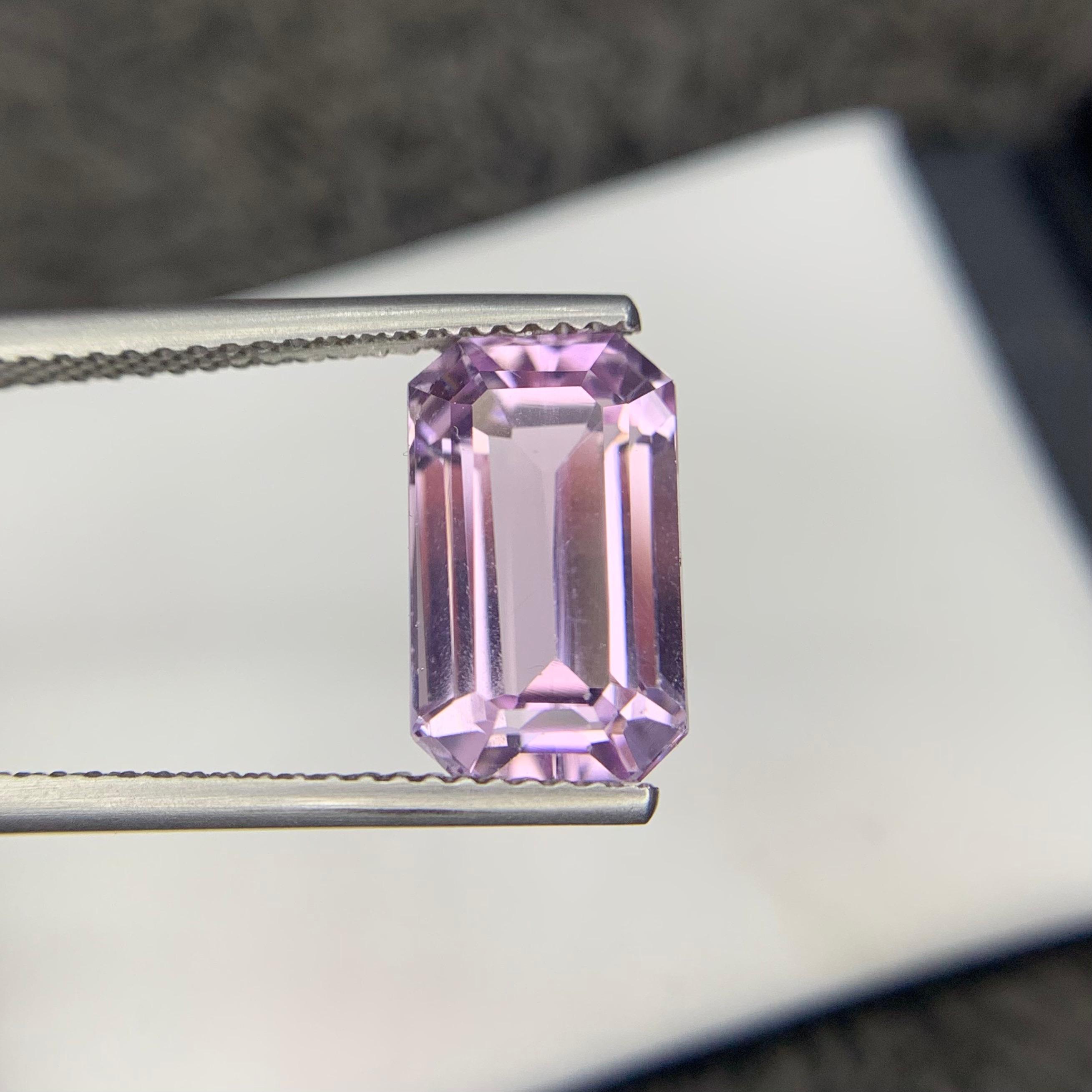 4.95 Carats Purple Kunzite Loose Gemstone from Afghanistan — view 3