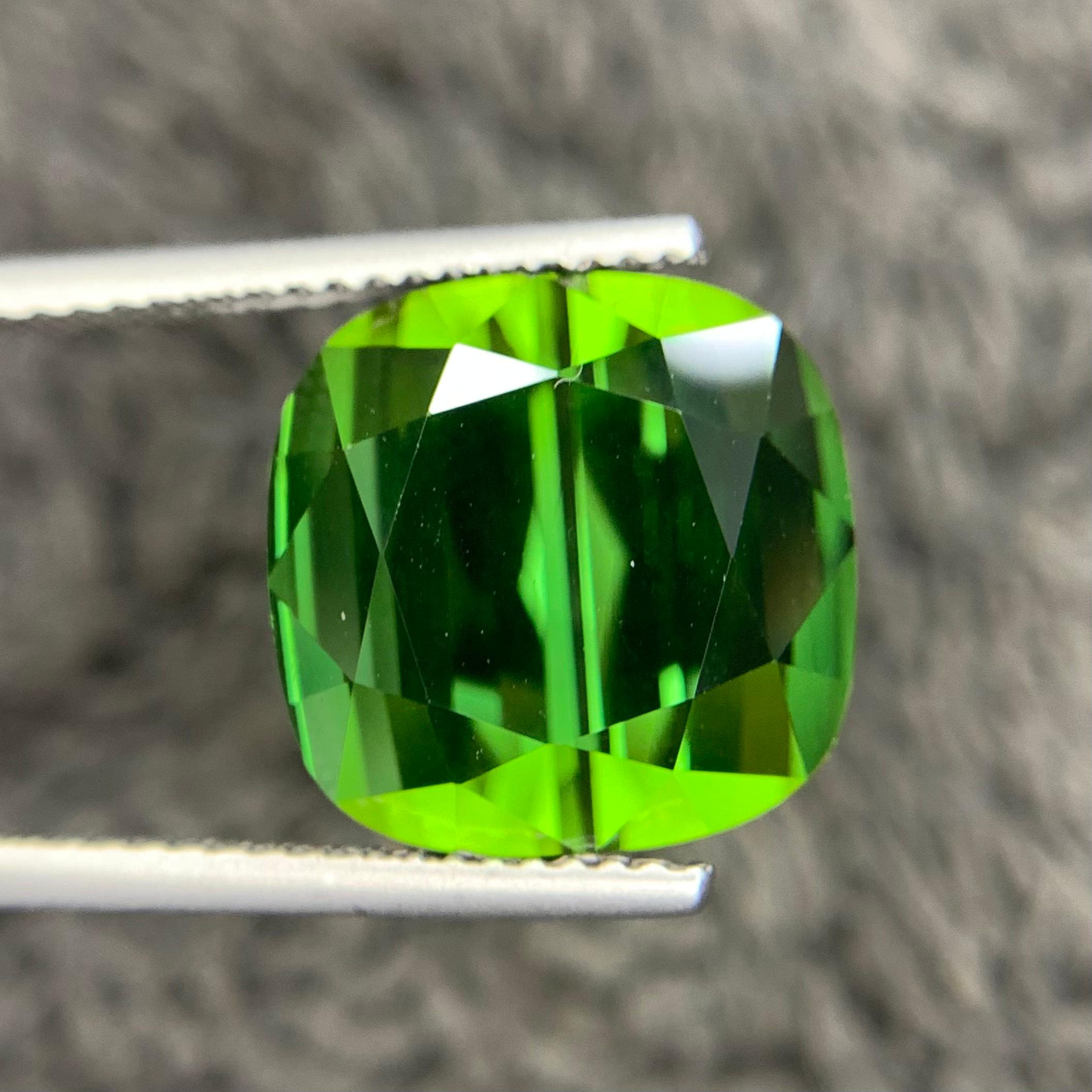 12.52 Carats Green Tourmaline Loose Gemstone from Africa — view 2