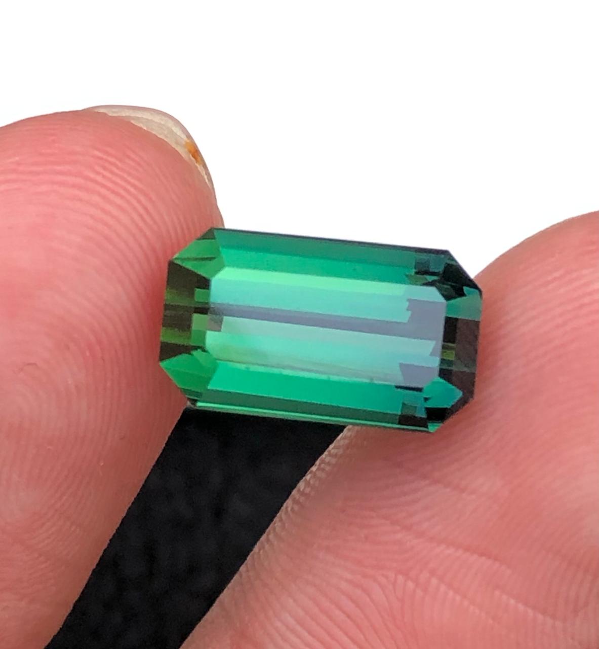 7.20 carat Mint Green Tourmaline Loose Gem Stone From Afghanistan — view 3