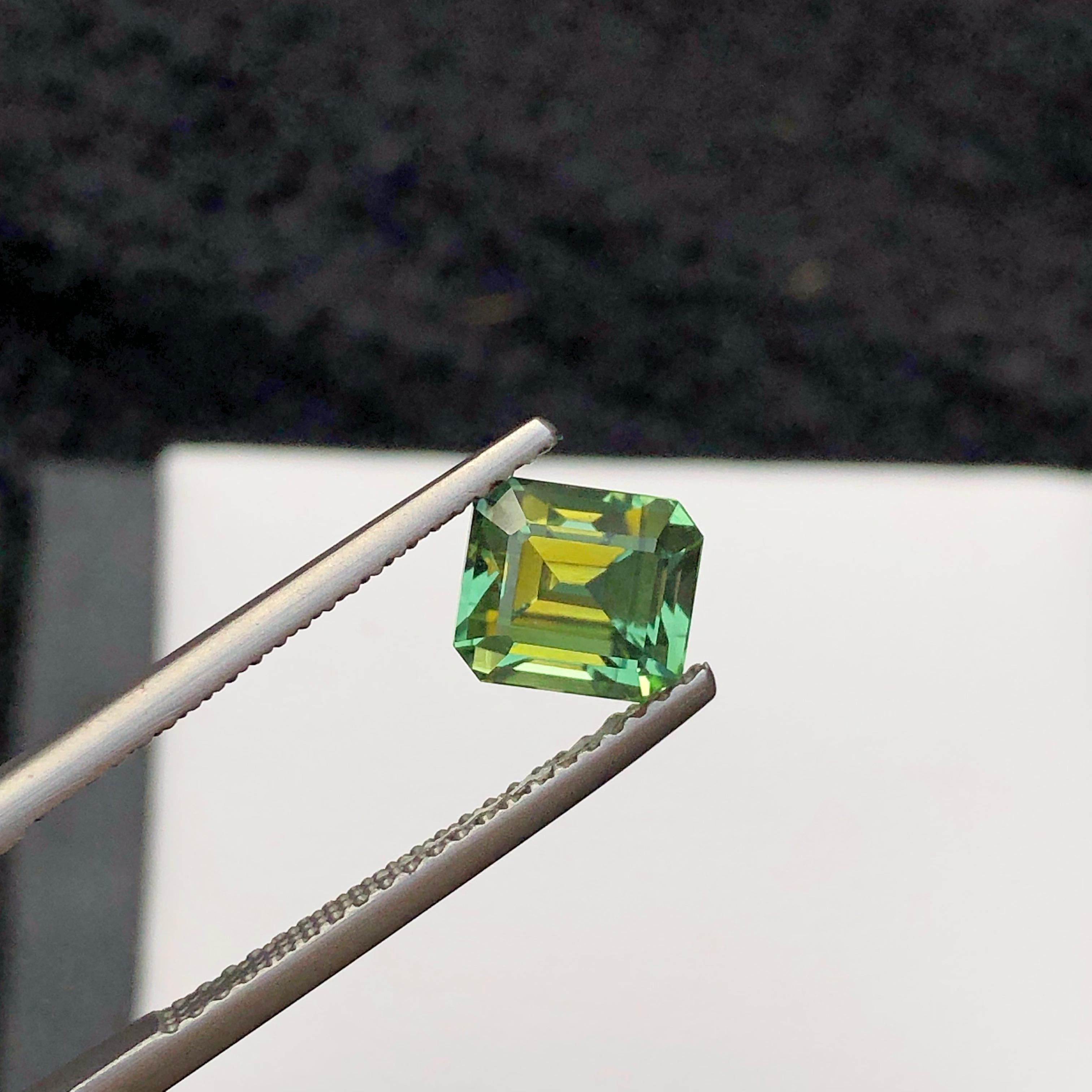 1.89 carats green Tourmaline From Afghanistan — view 1