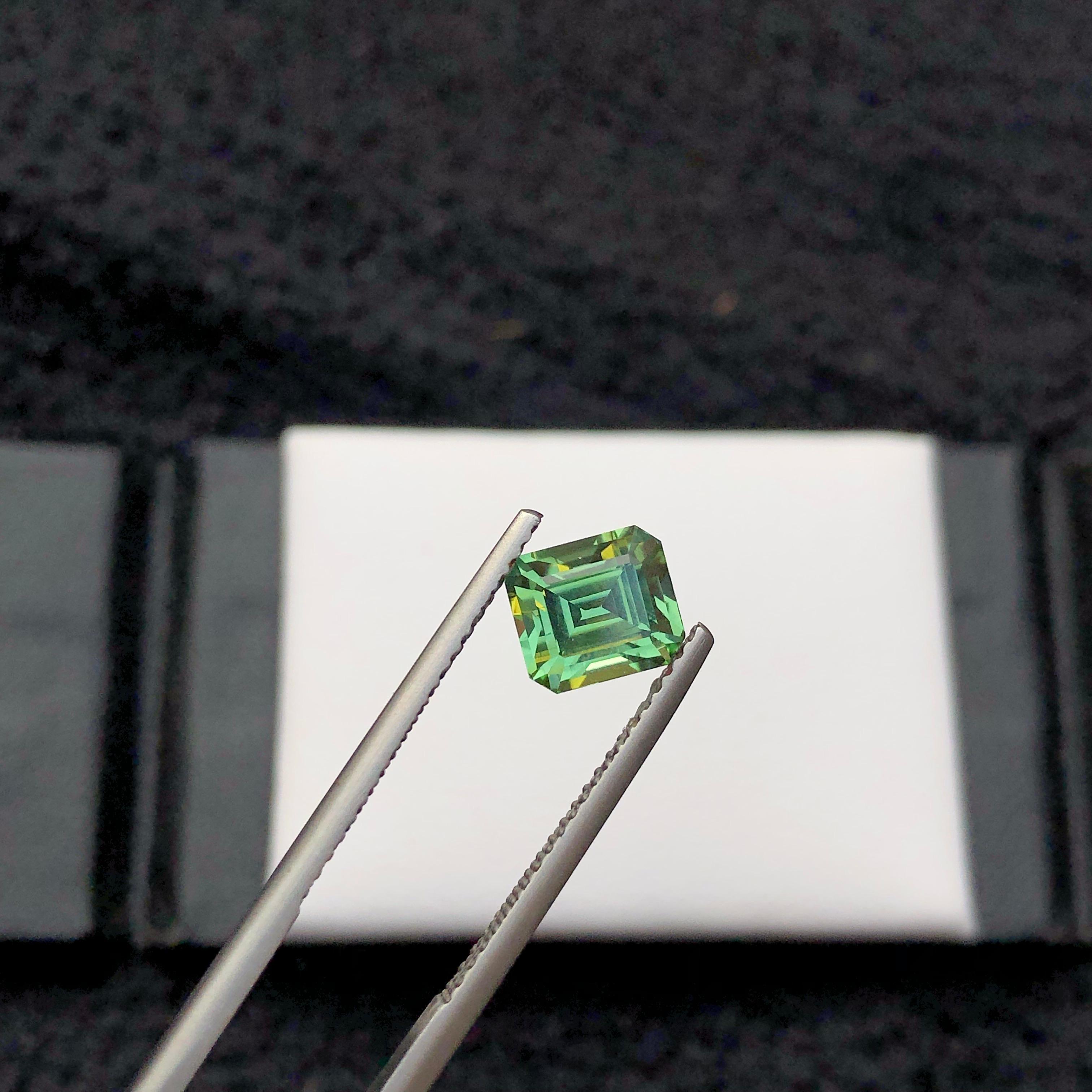 1.89 carats green Tourmaline From Afghanistan — view 3