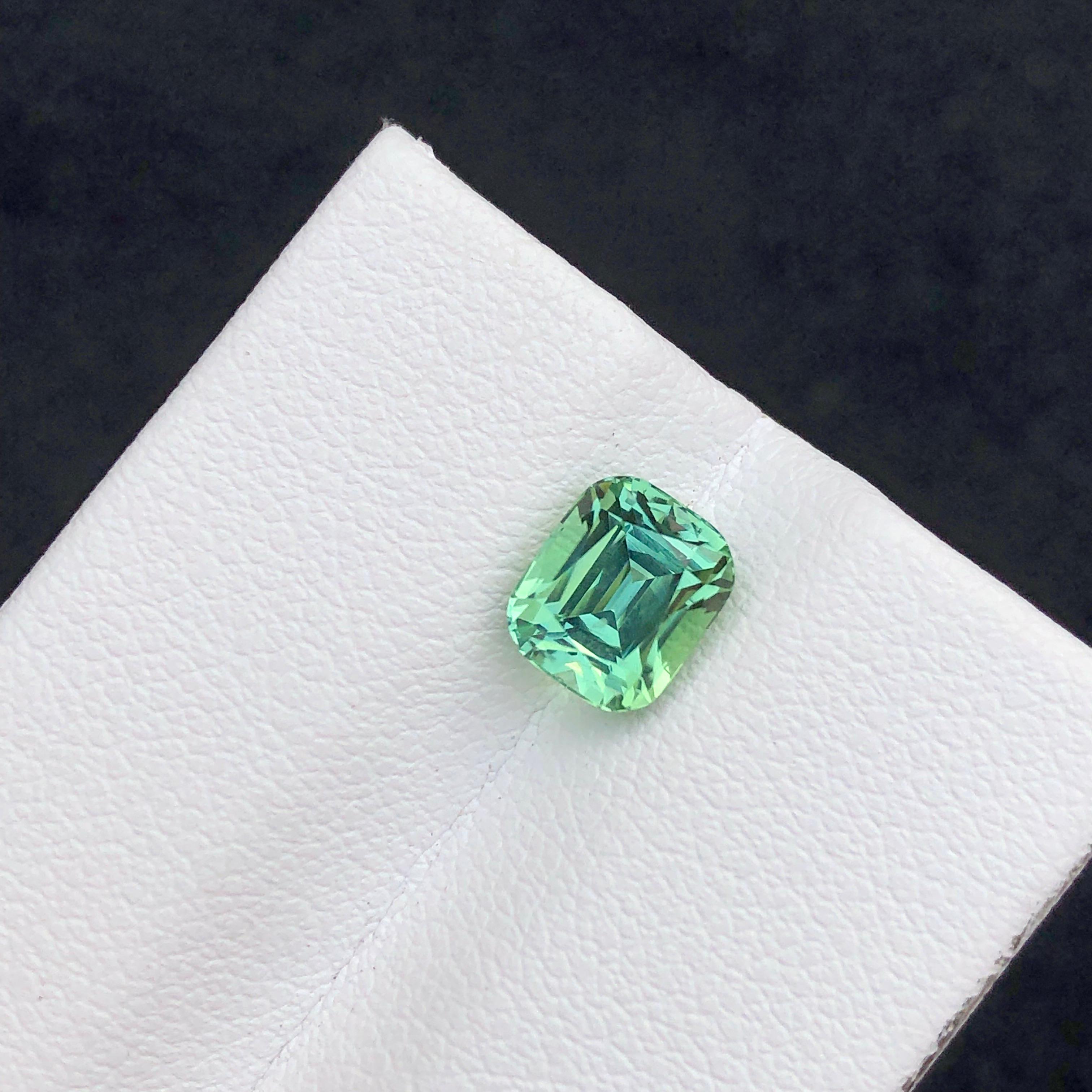 1.46 carats Mint Green Tourmaline From Afghanistan — view 1