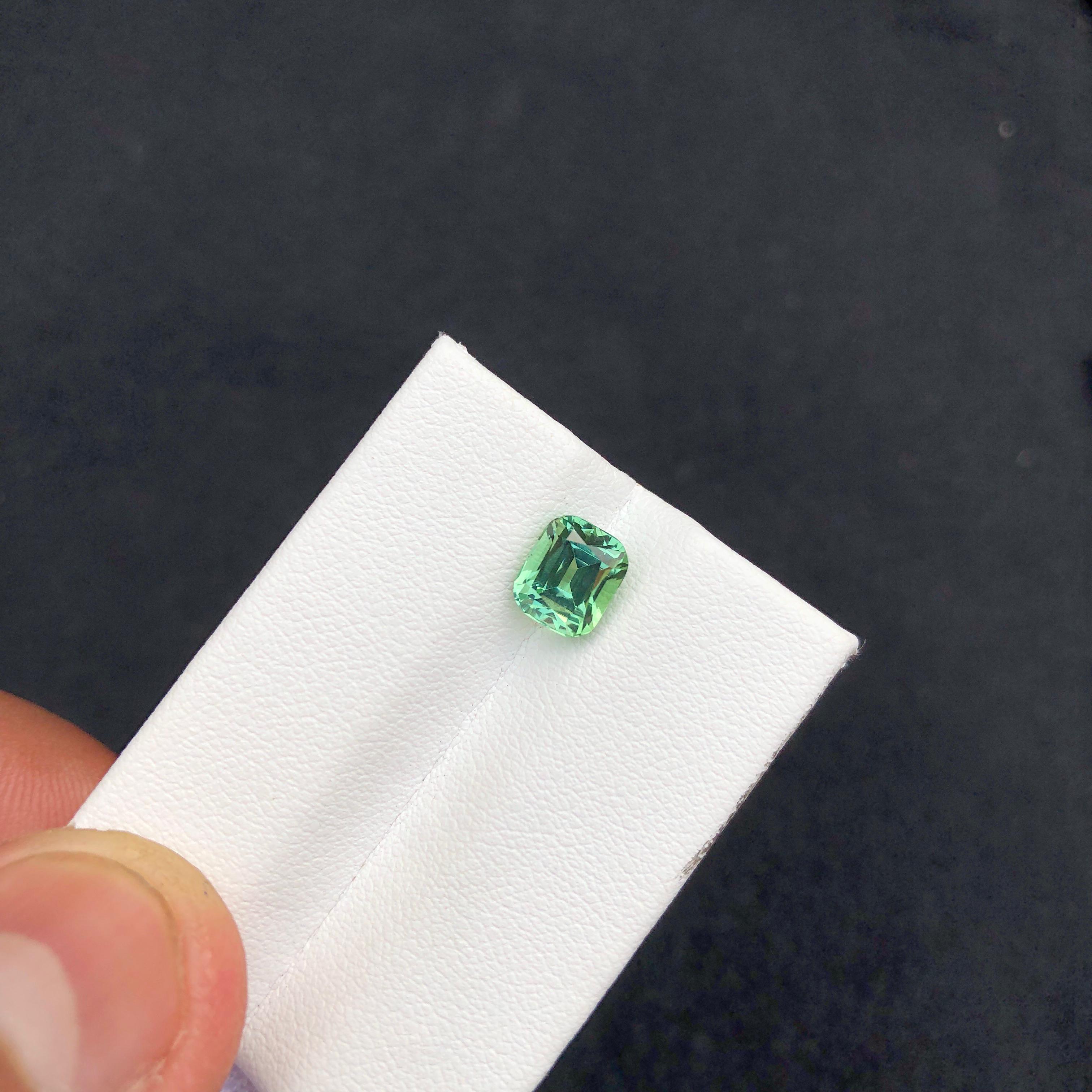 1.46 carats Mint Green Tourmaline From Afghanistan — view 3