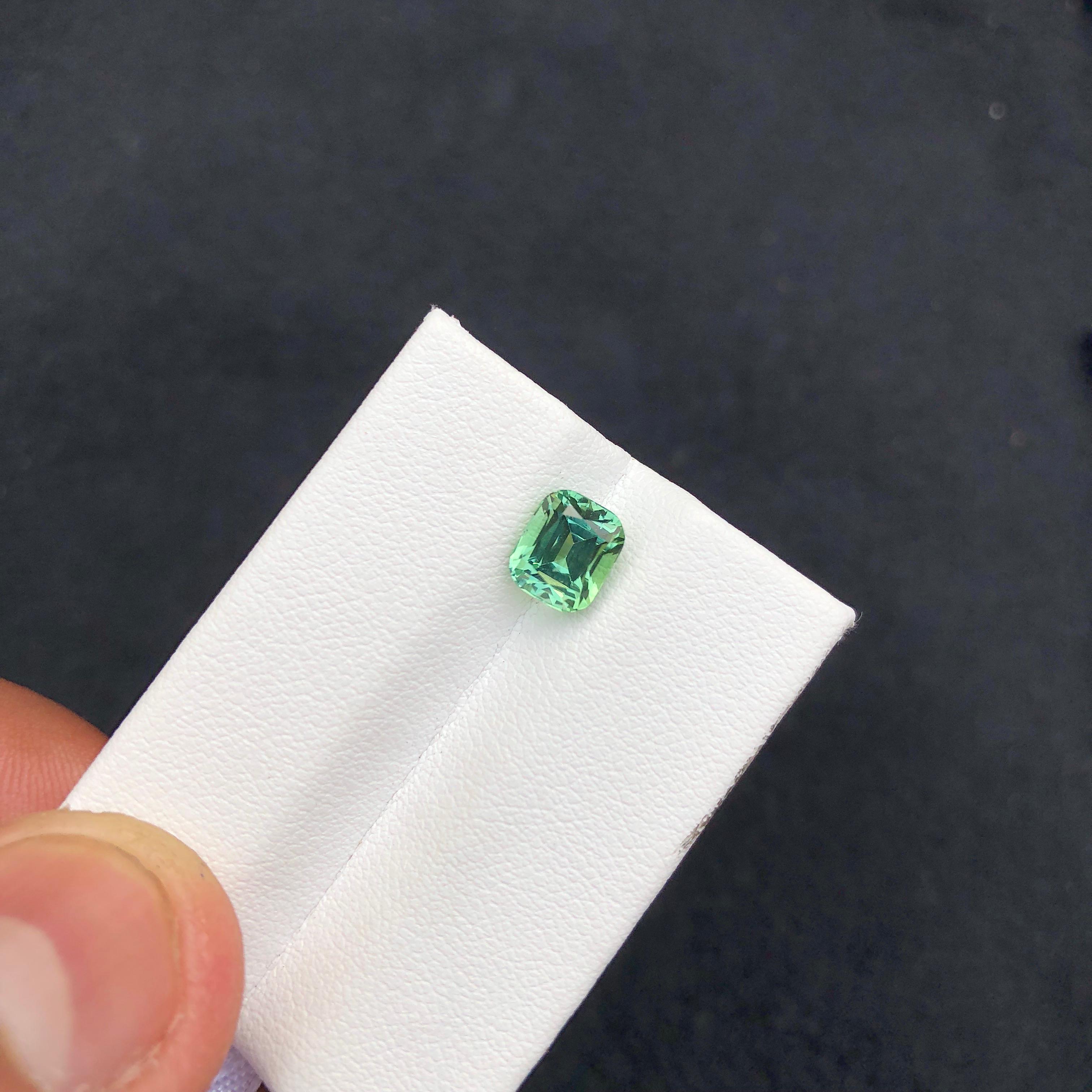 1.46 carats Mint Green Tourmaline From Afghanistan — view 4