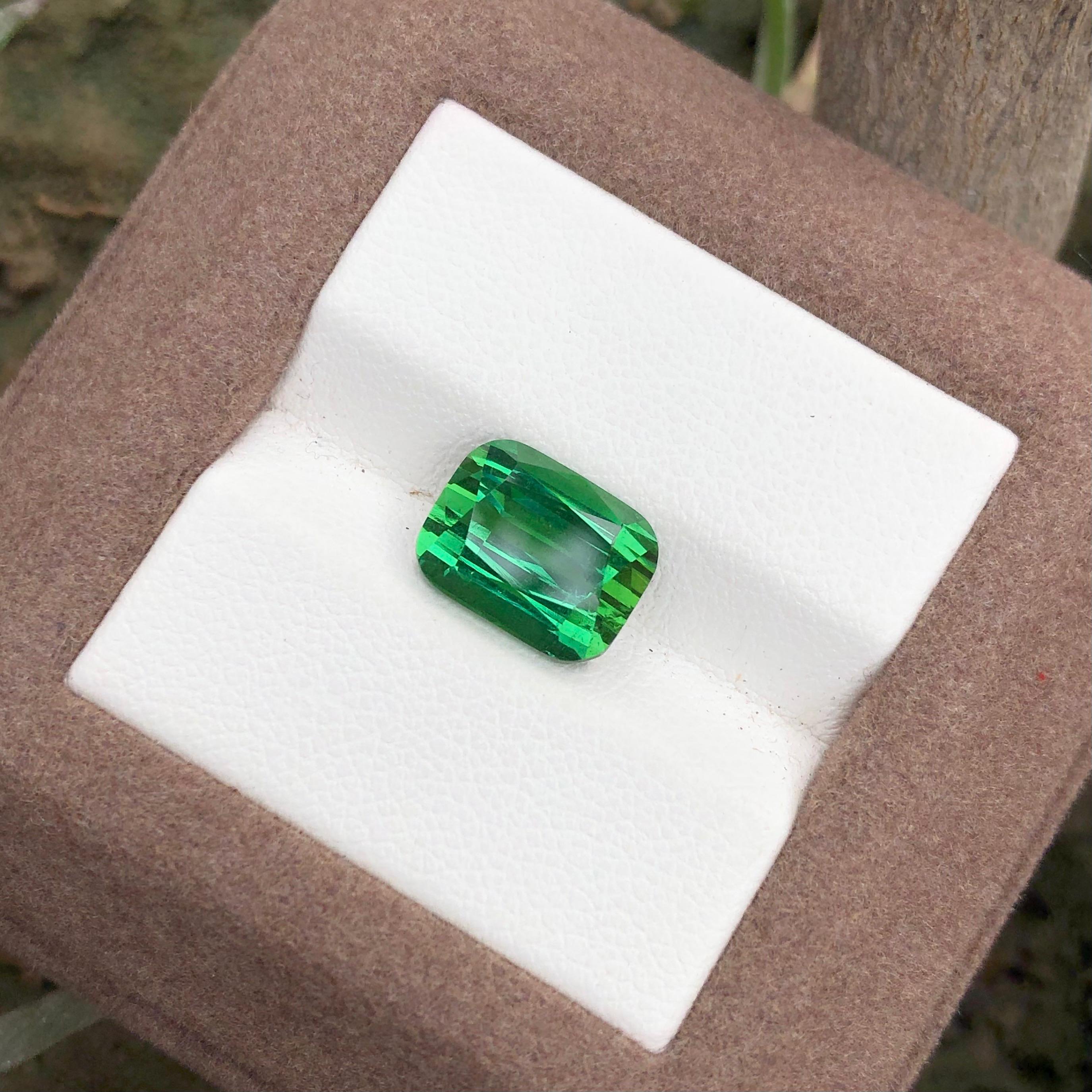 4.64 carats Green Tourmaline Loose Gemstone from Afghanistan — view 3