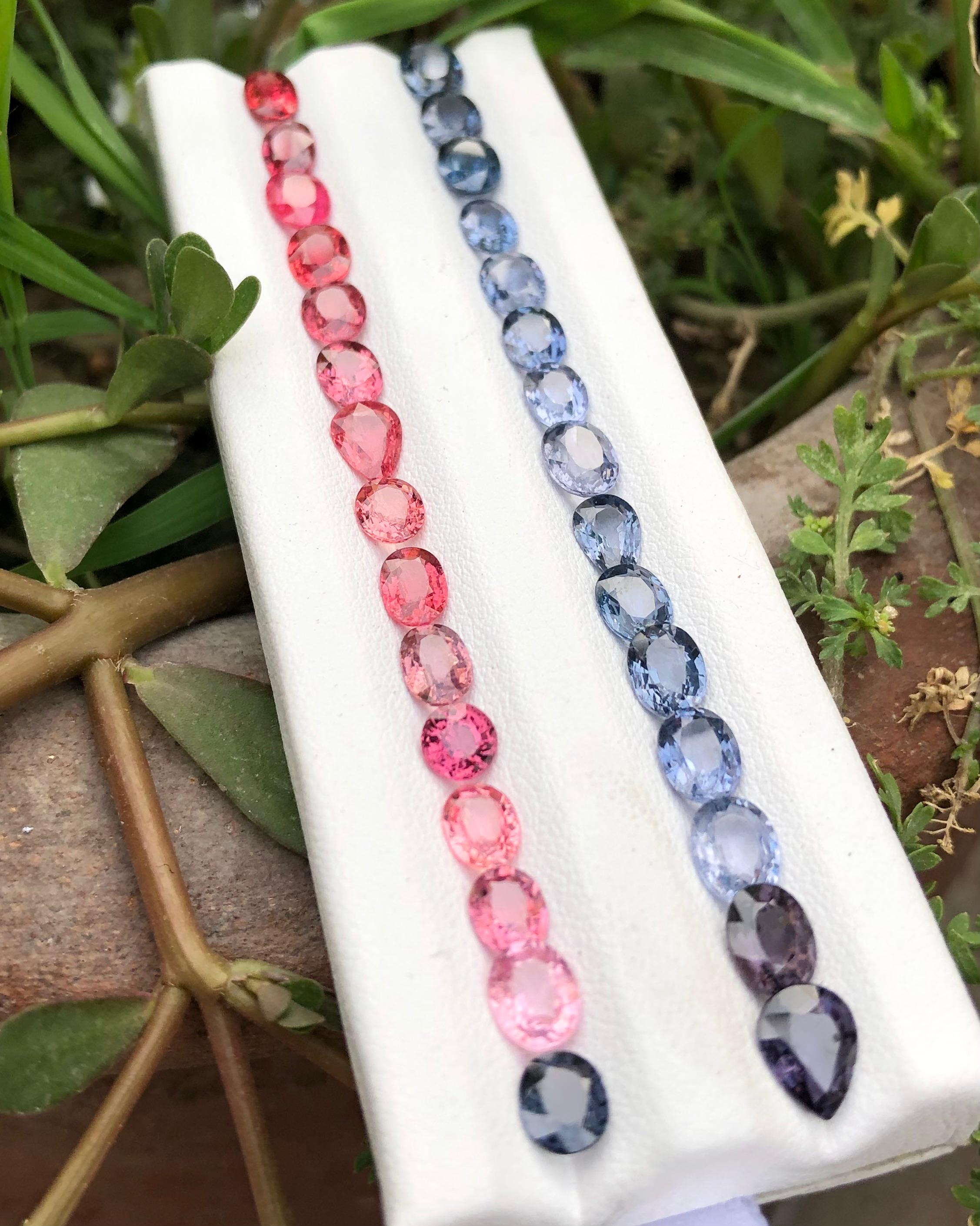 20.31 carats Mix Spinel Lot from Burma — view 1
