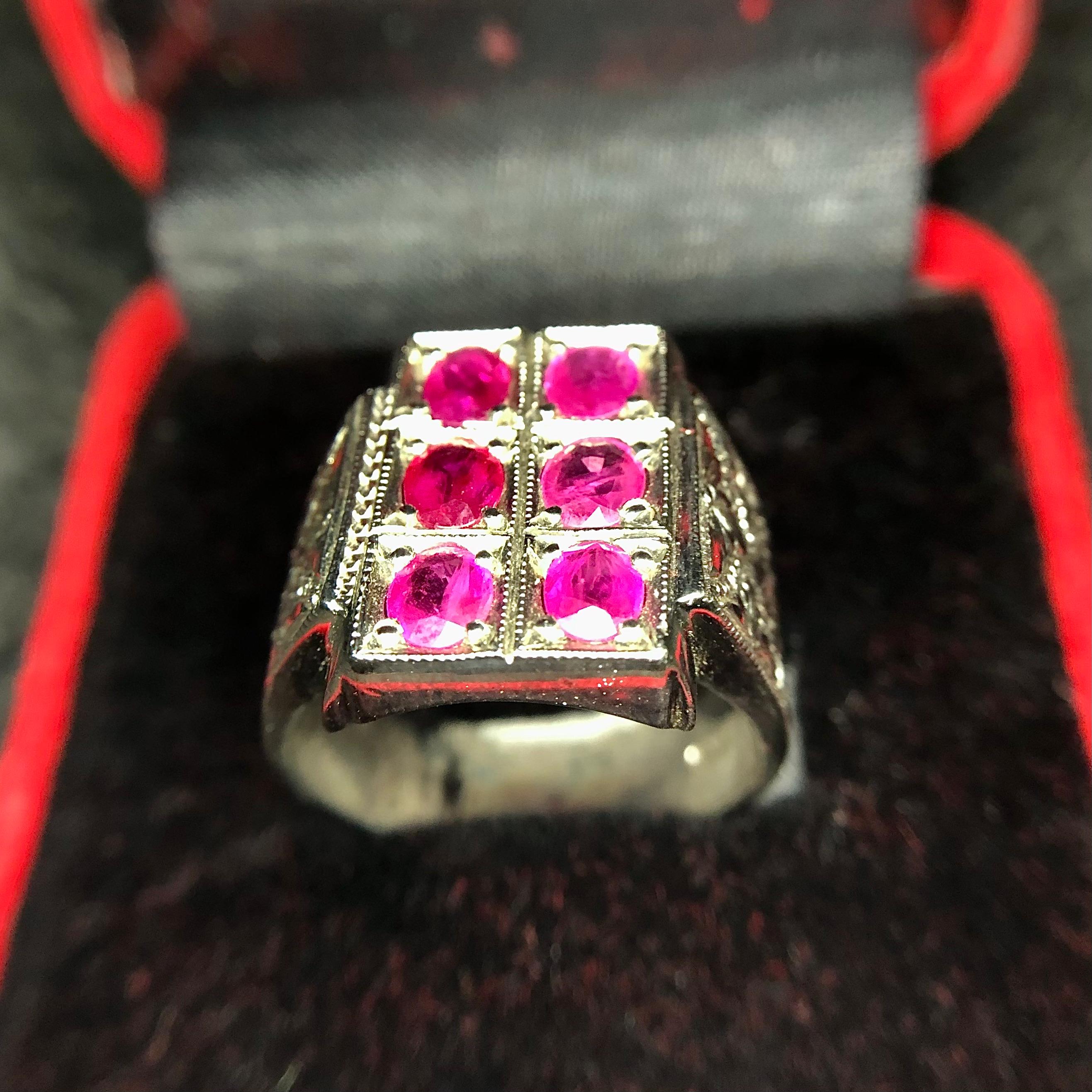 12.43 Gram Ruby Ring fix into 925 Silver — view 5